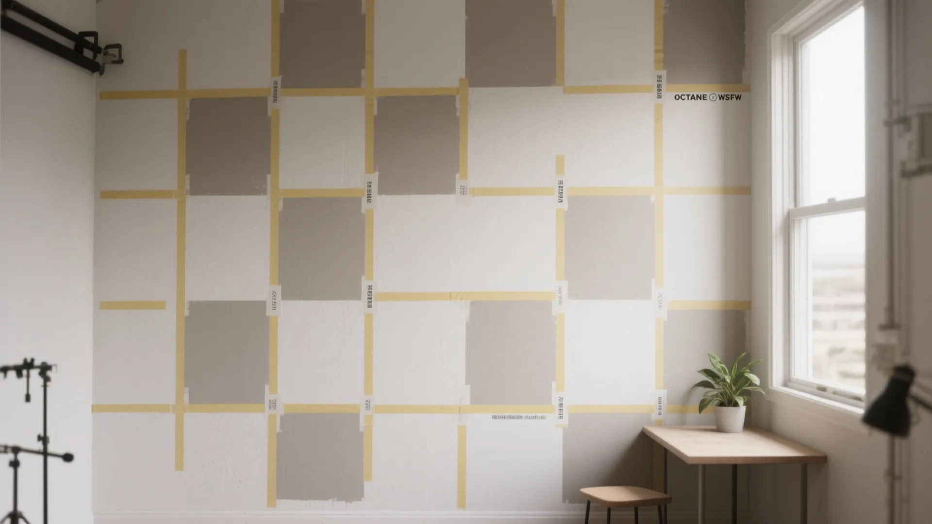 5 Wall Painting Ideas with Tape: Creative tape-based wall painting tricks I use to transform small spaces