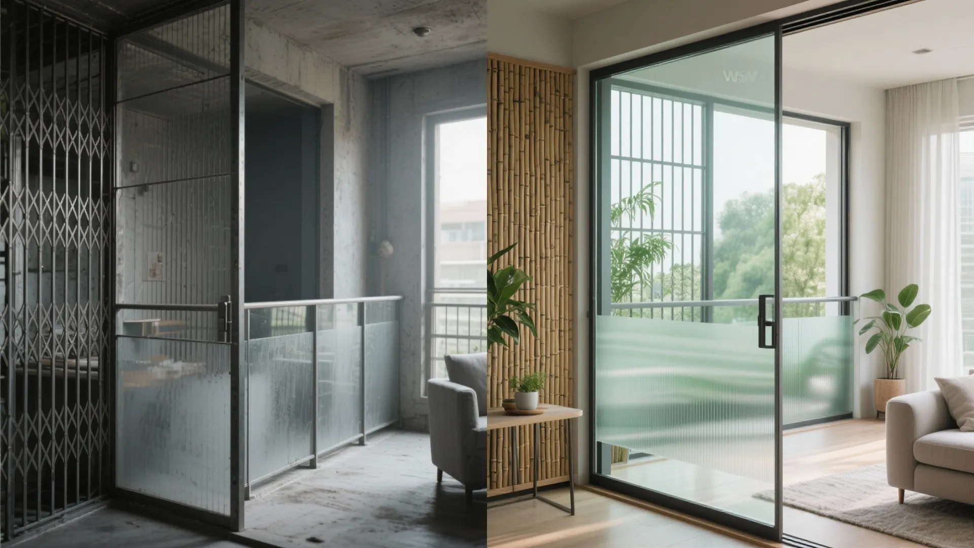 Glass Balustrades with Light-Friendly Privacy Layers