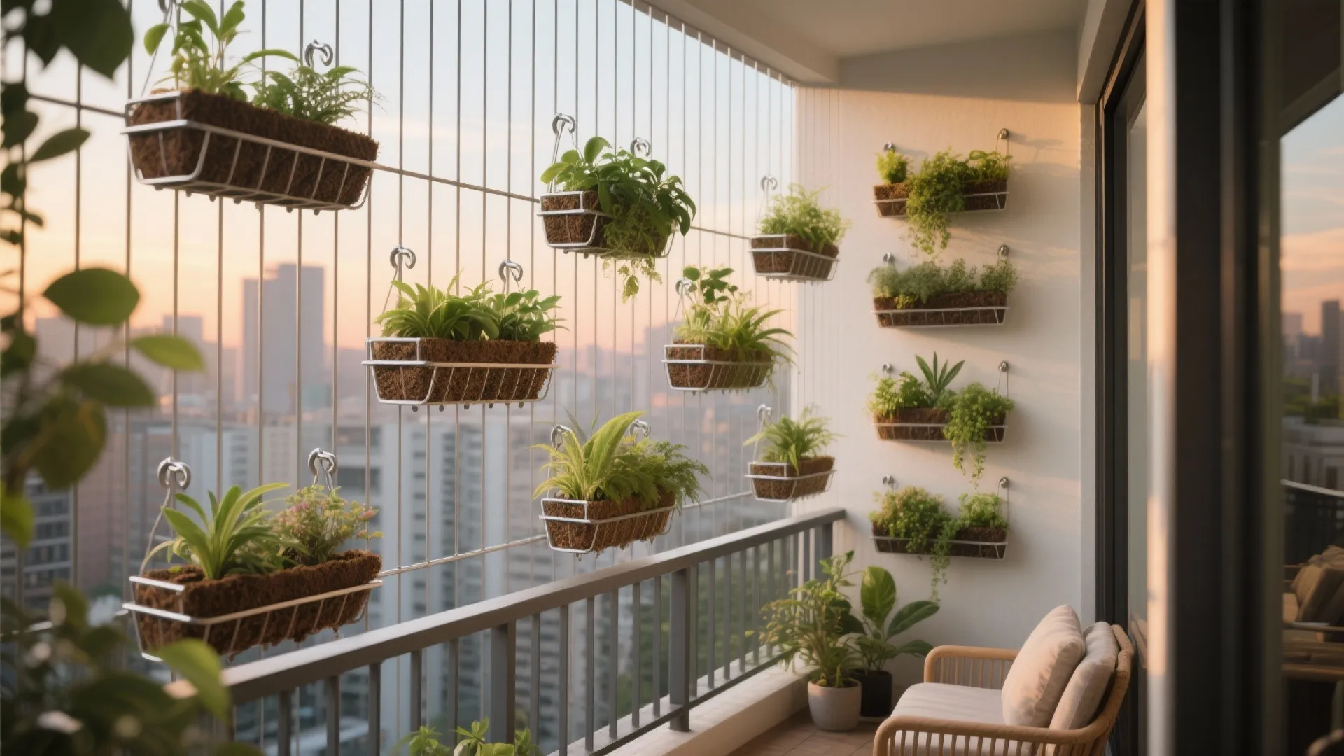 Grill + Planter Combo: Vertical Greens With Drip Trays