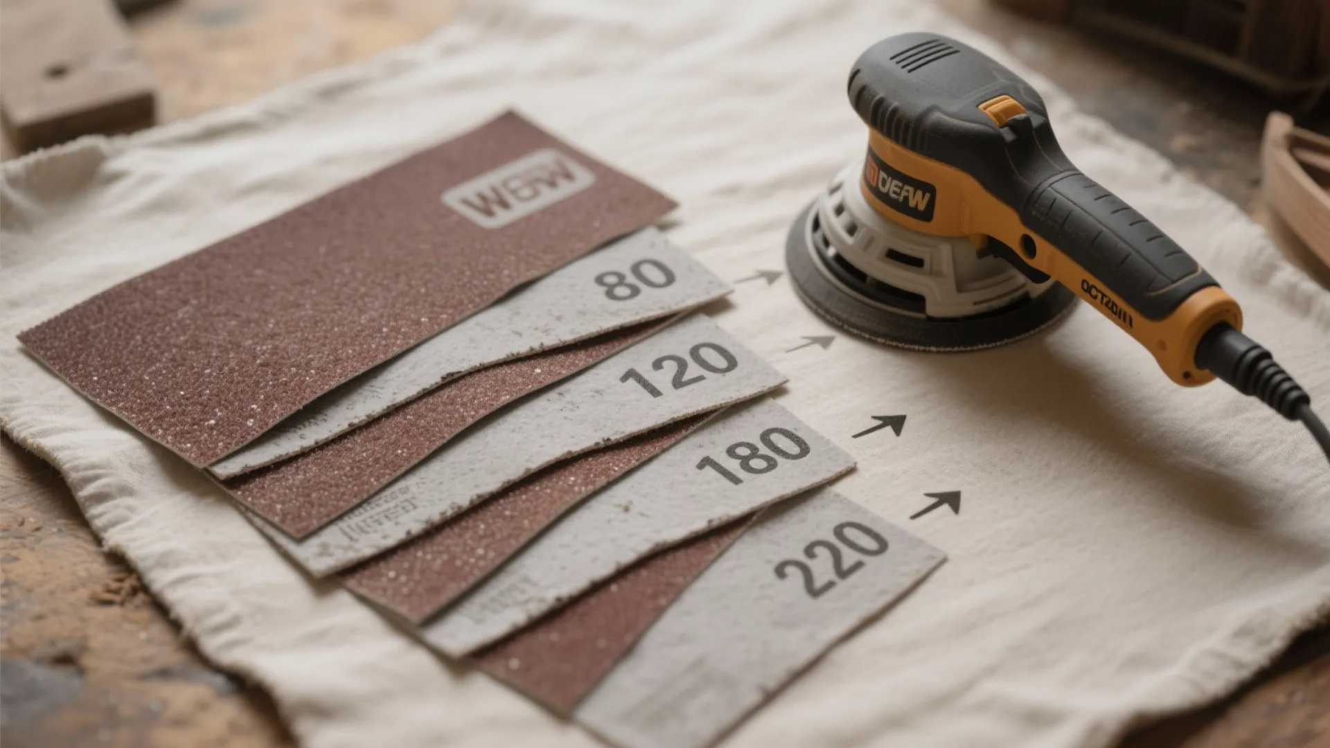 3. Master grit progression for a pro finish