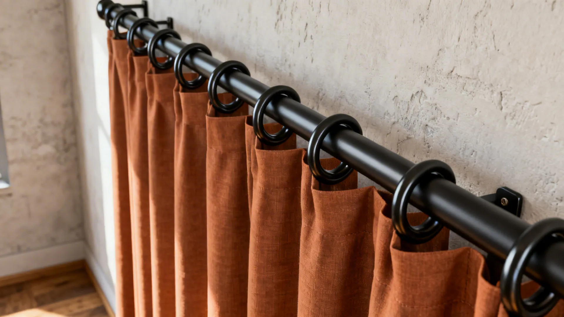 4. Minimal Metal Grommets for Modern Rooms