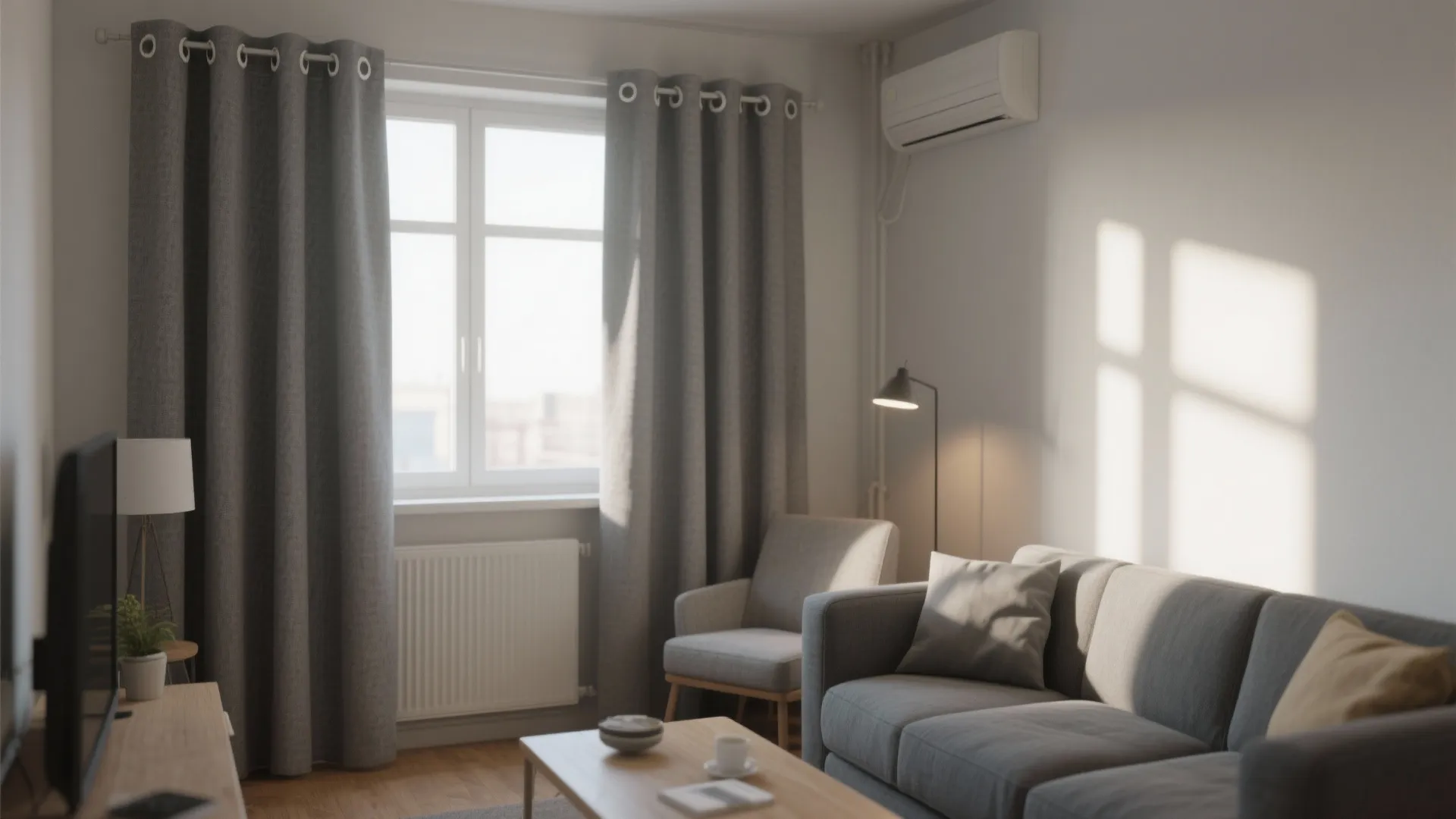 7. Grommet-Top Polyester Drapes