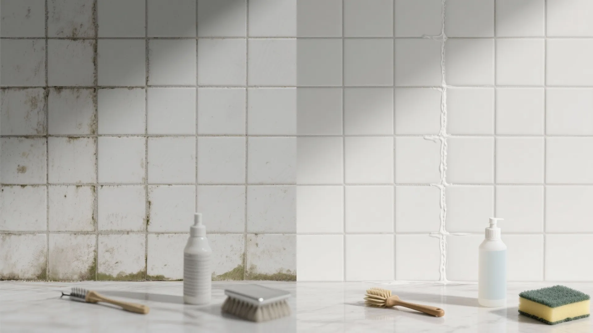 Grout rehab: Deep-clean, oxygen bleach, then seal