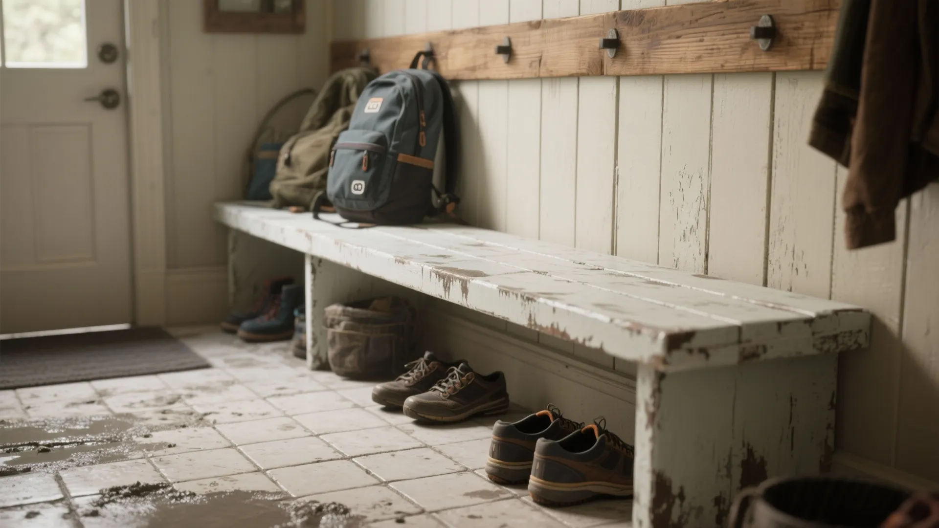 4. Unsanded Grout + Paint (durable and slightly toothy)