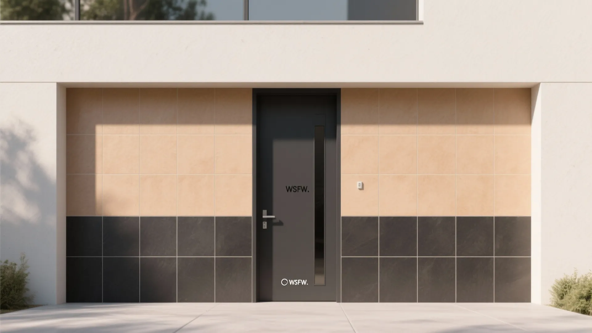 5. Color-block with grout strategy (yes, grout is design)