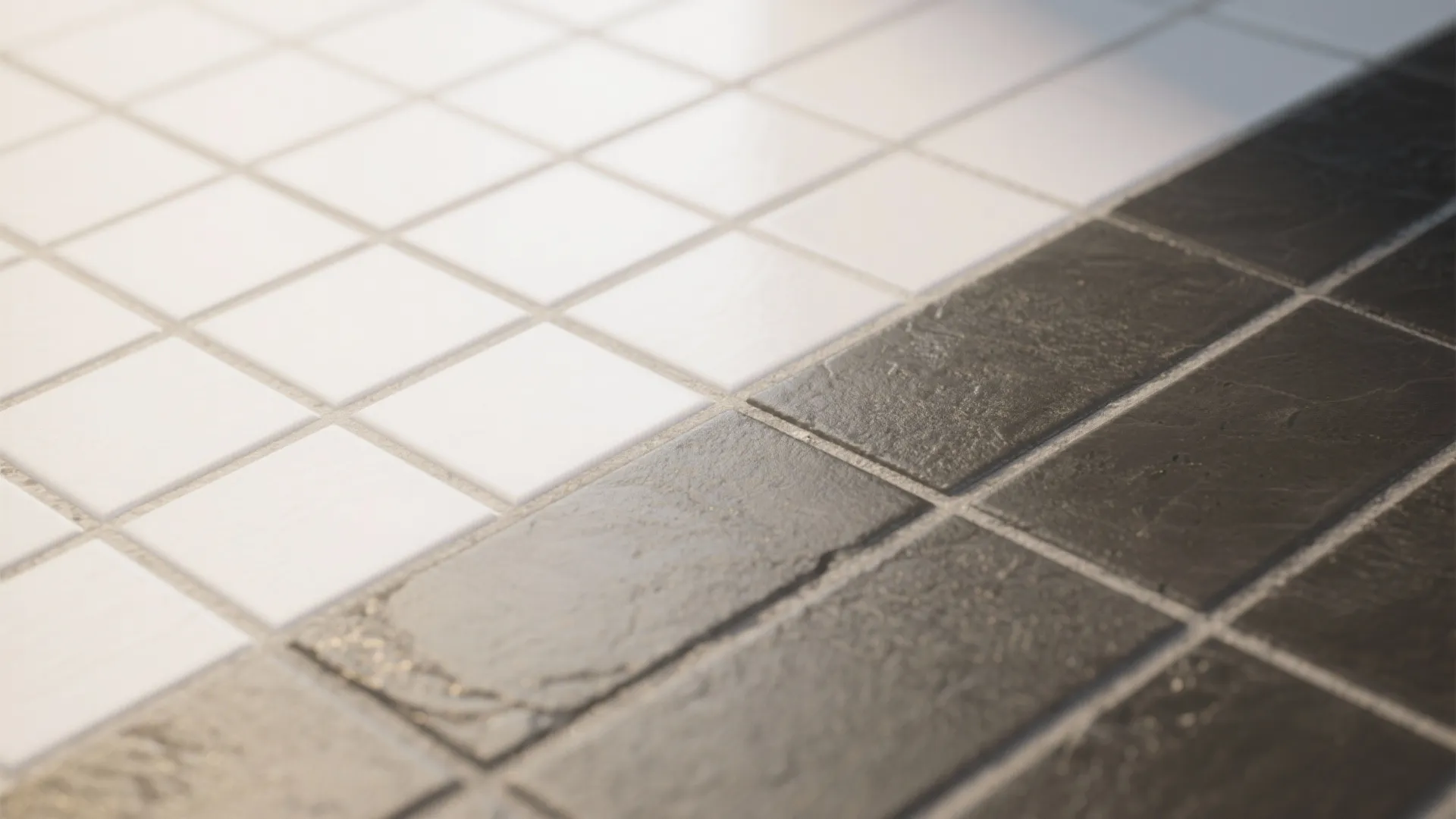 3. Play with grout color