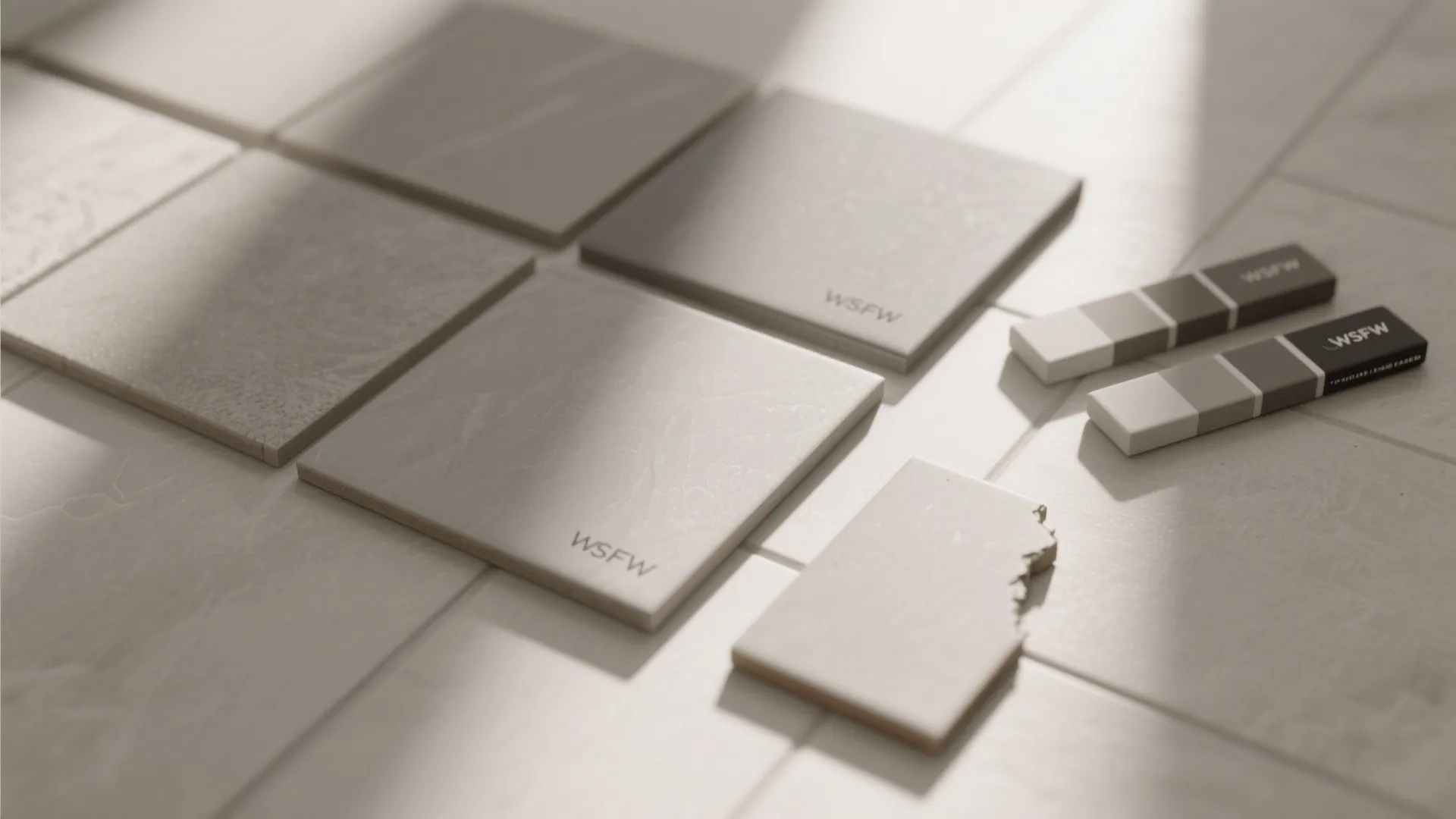 Color-Matched Grout and Rectified Edges for a Seamless Field