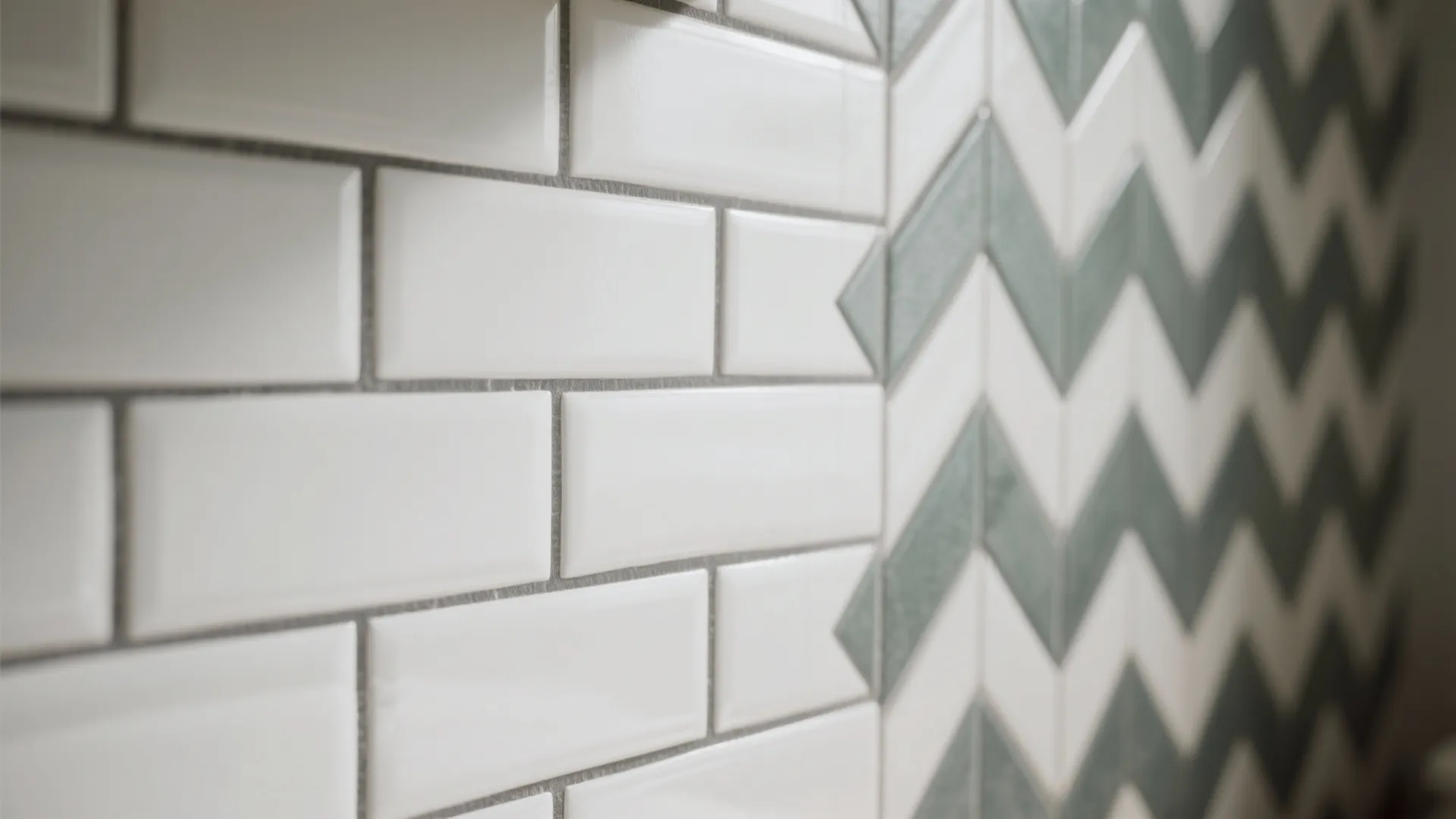 5. Play with grout color and tile layout