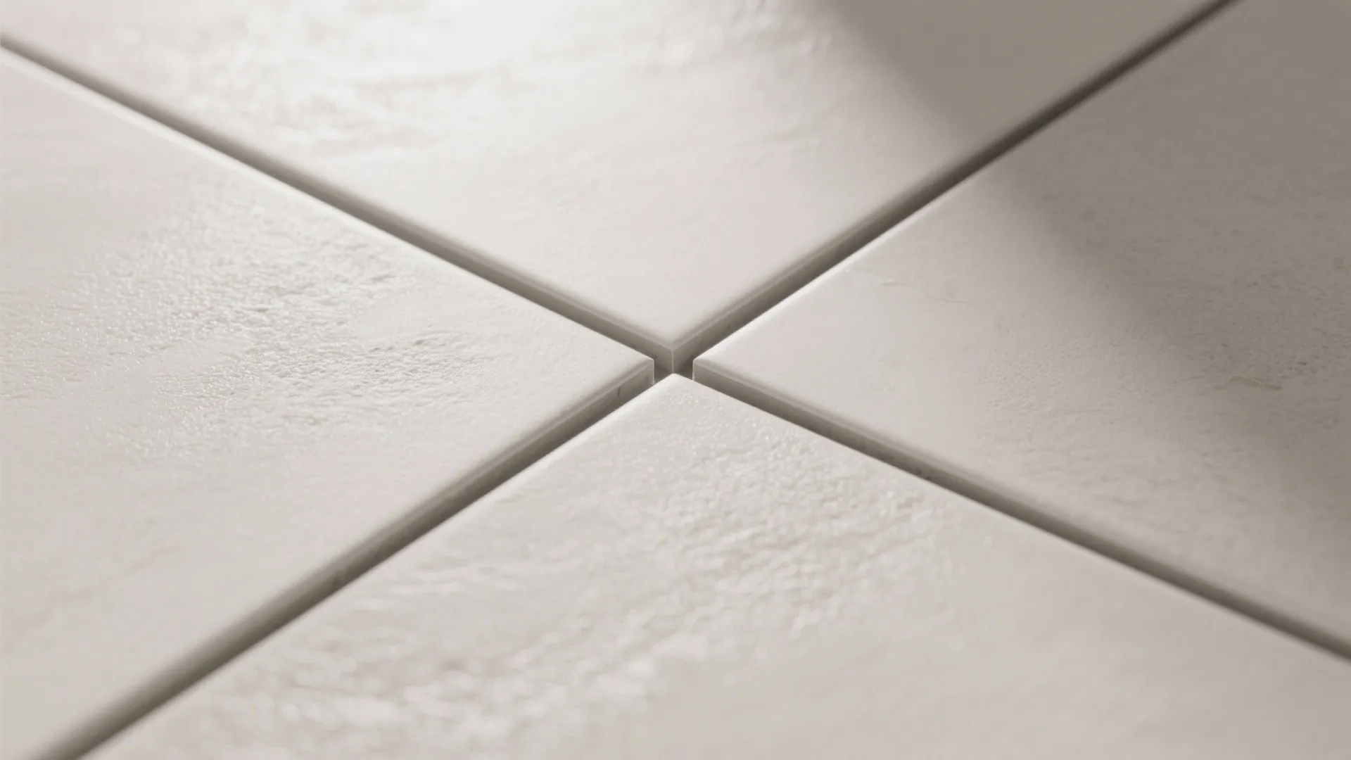 Large-format tiles with purposeful grout lanes