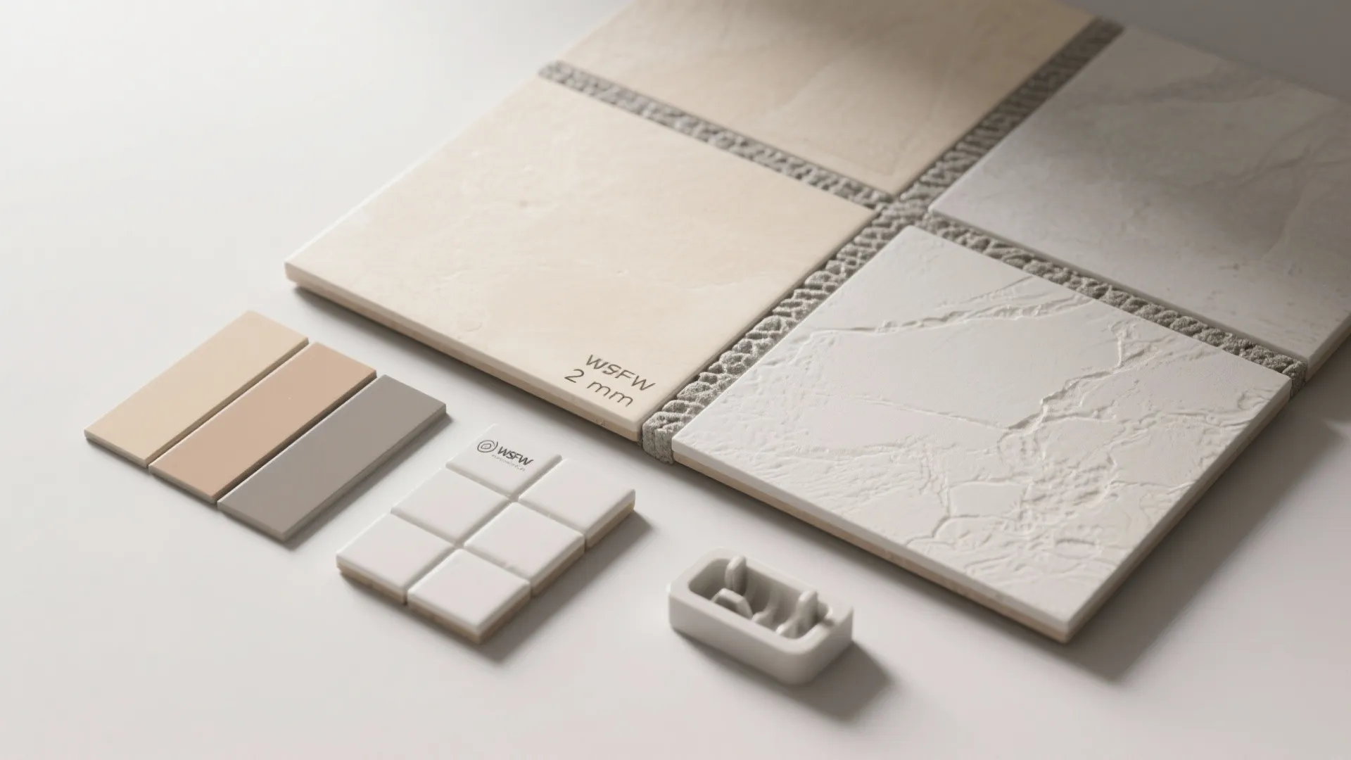 5. Coordinate grout and join sizes