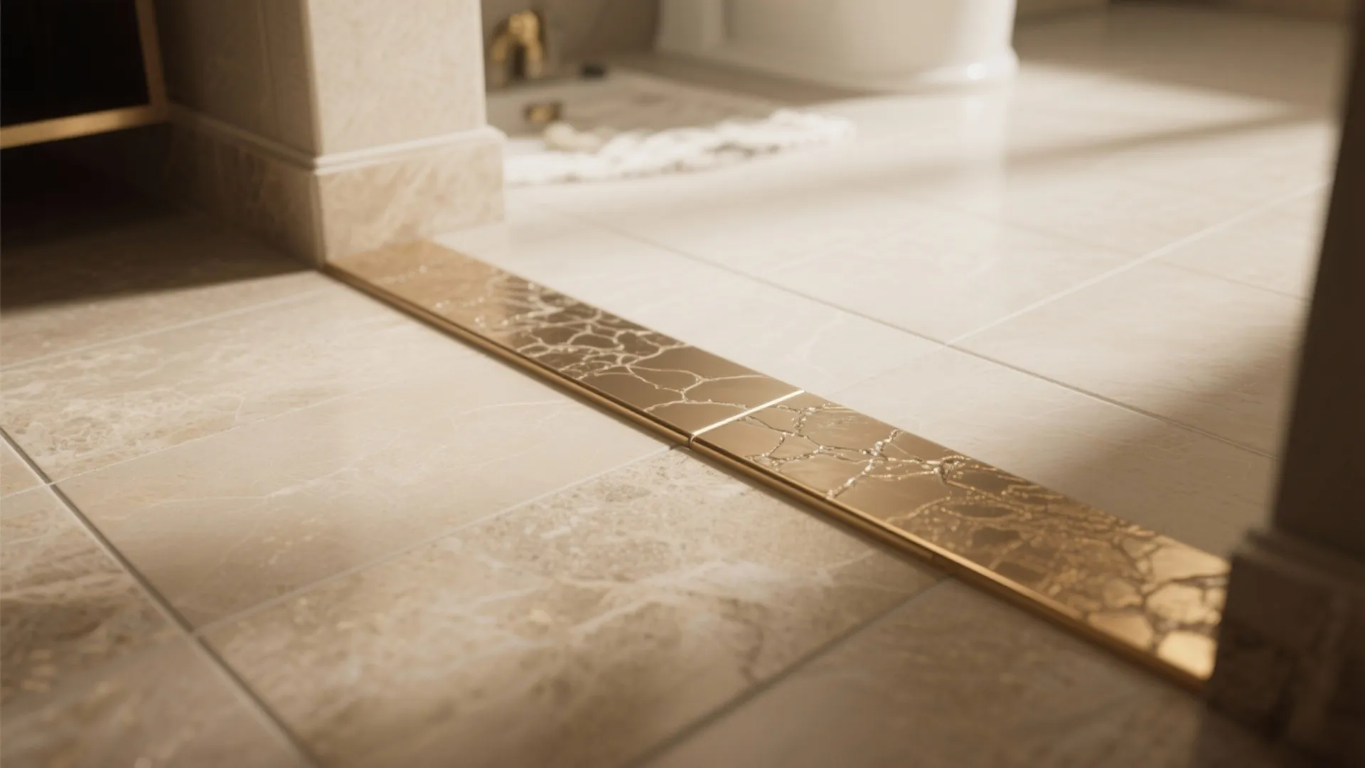 Detail the Grout, Trims, and Thresholds