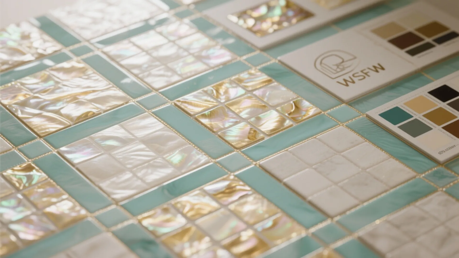 5. Grouted panels for a floating-tile look