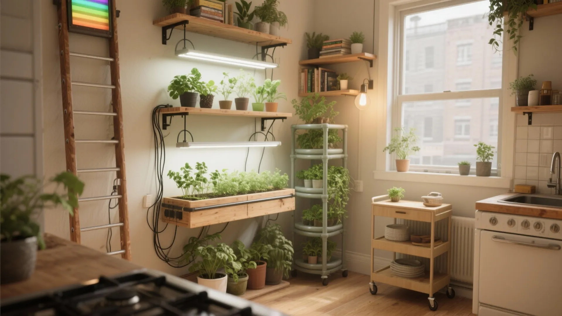 DIY Grow Light Stand: 5 Easy Ideas: Small-space, budget-friendly DIY grow light stand ideas from a designer who’s built (and rebuilt) more than a few