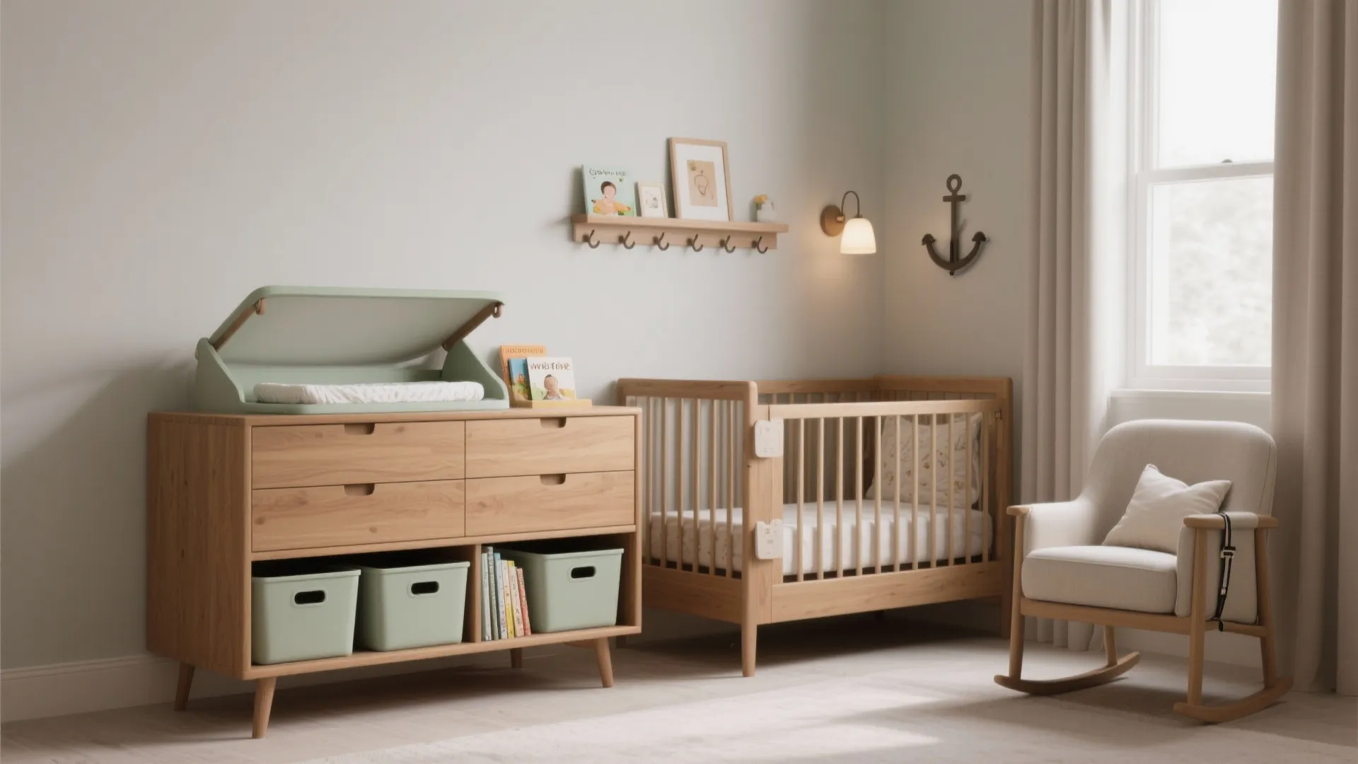 Grow-with-me storage and soothing color stories