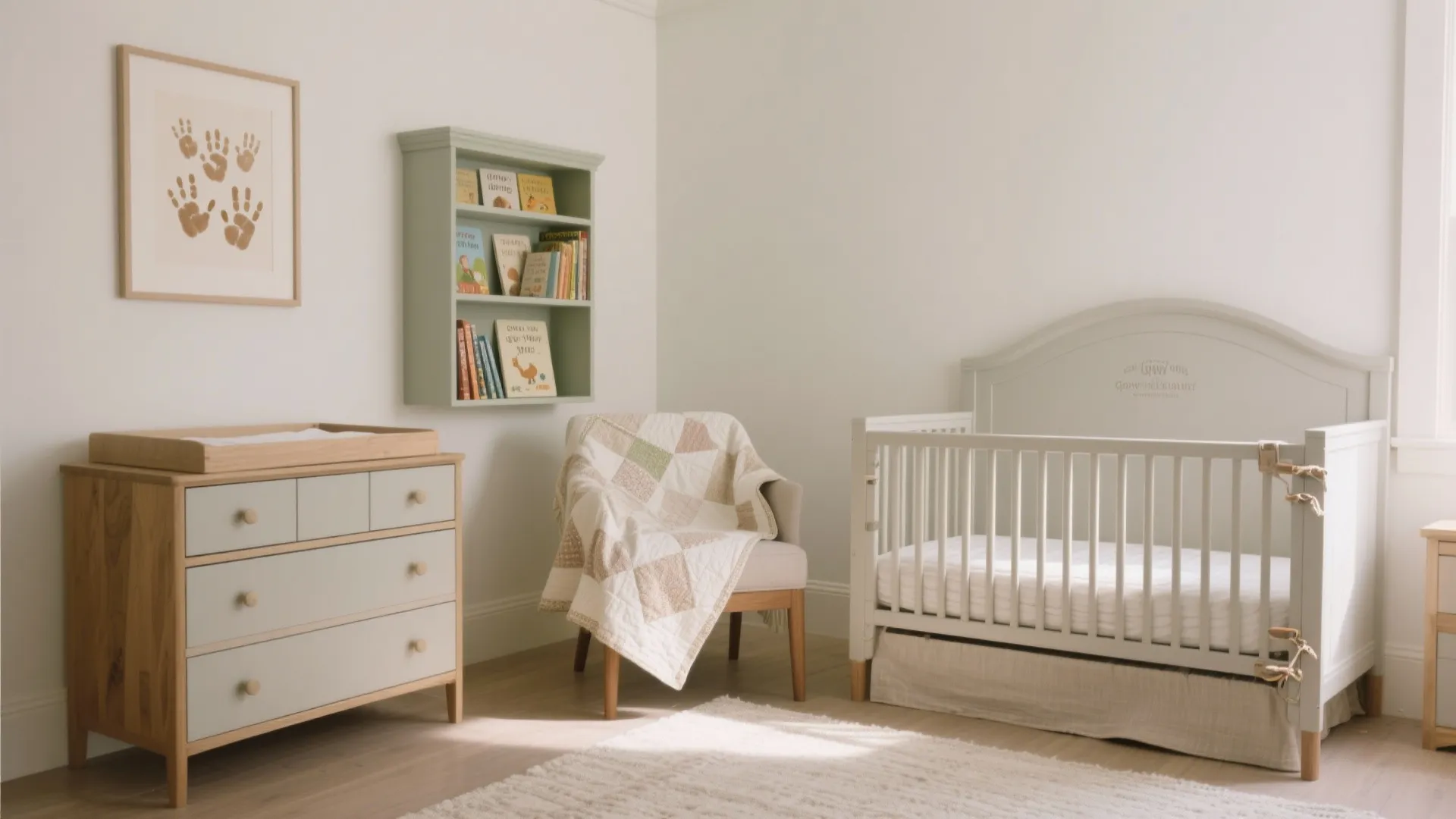 Grow-with-baby furniture and personal touches