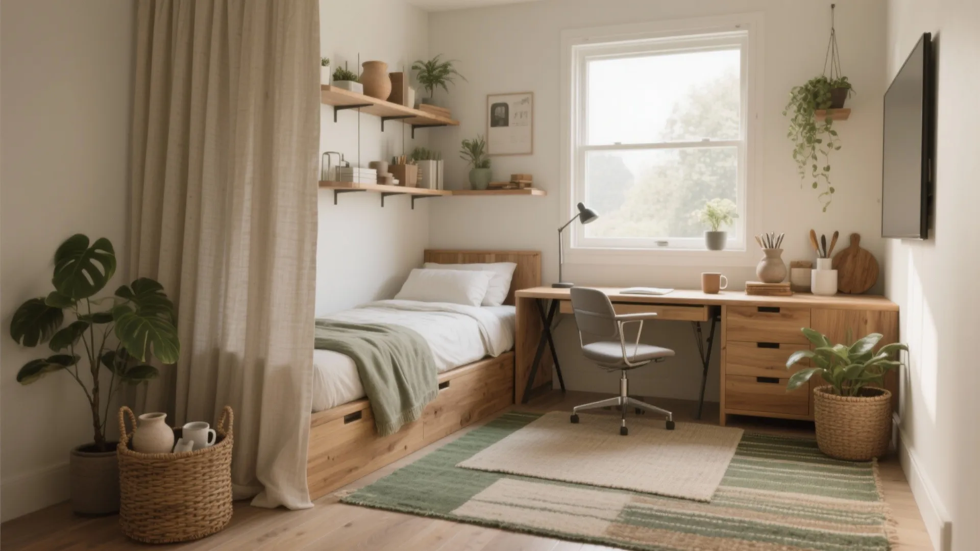 Guest Bedroom Office Ideas: 5 Smart Solutions: Small guest rooms can do double duty — here are five practical, stylish ways I’ve used to make them work as offices and cozy sleeping spaces.