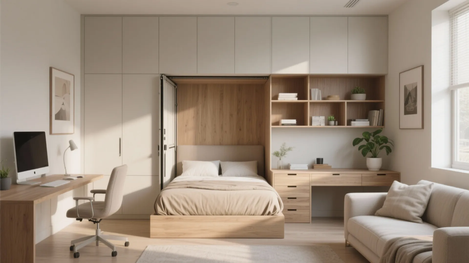 Office Guest Room Ideas: 5 Smart Designs: Practical, space-saving office guest room ideas I use to make small workspaces host-ready