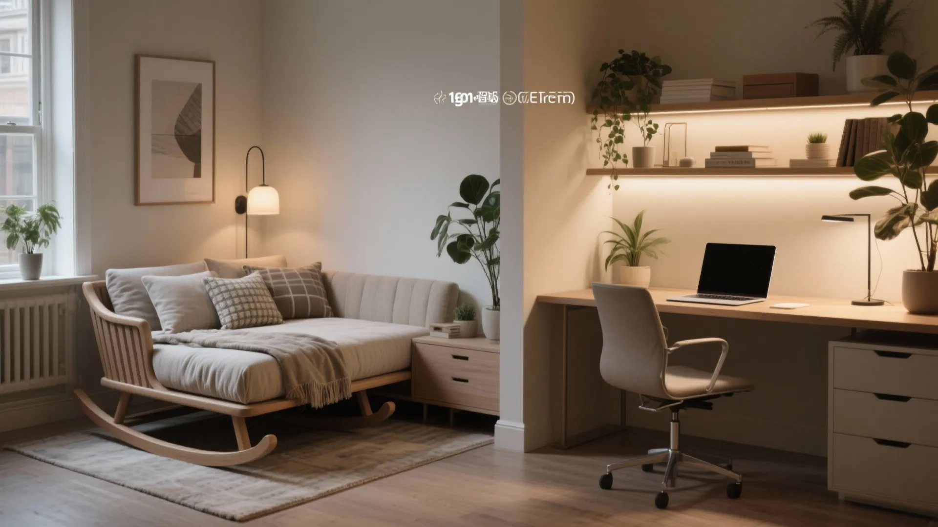 Convertible guest/office solutions