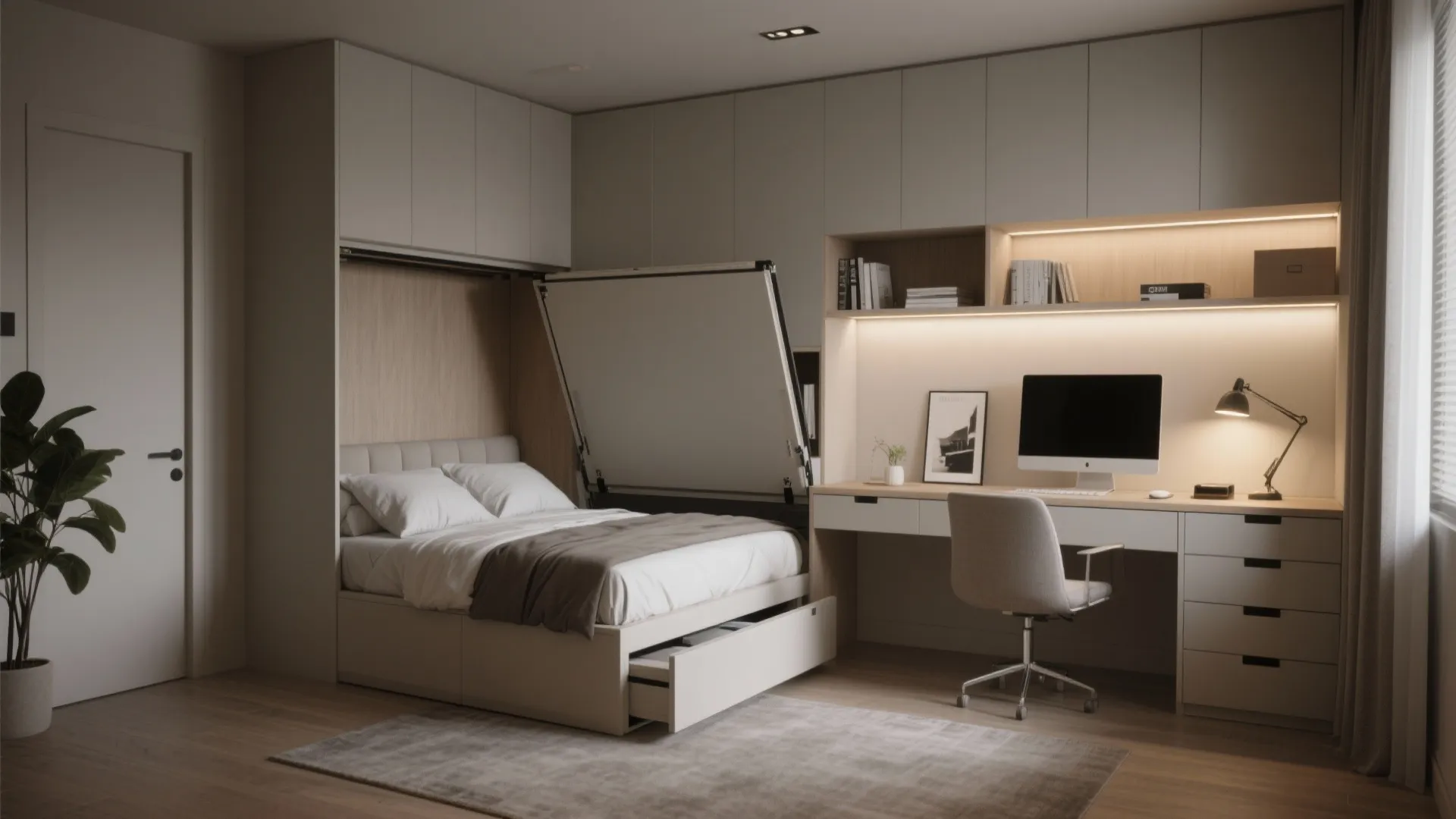 3. Flexible Guest/Office Bedroom