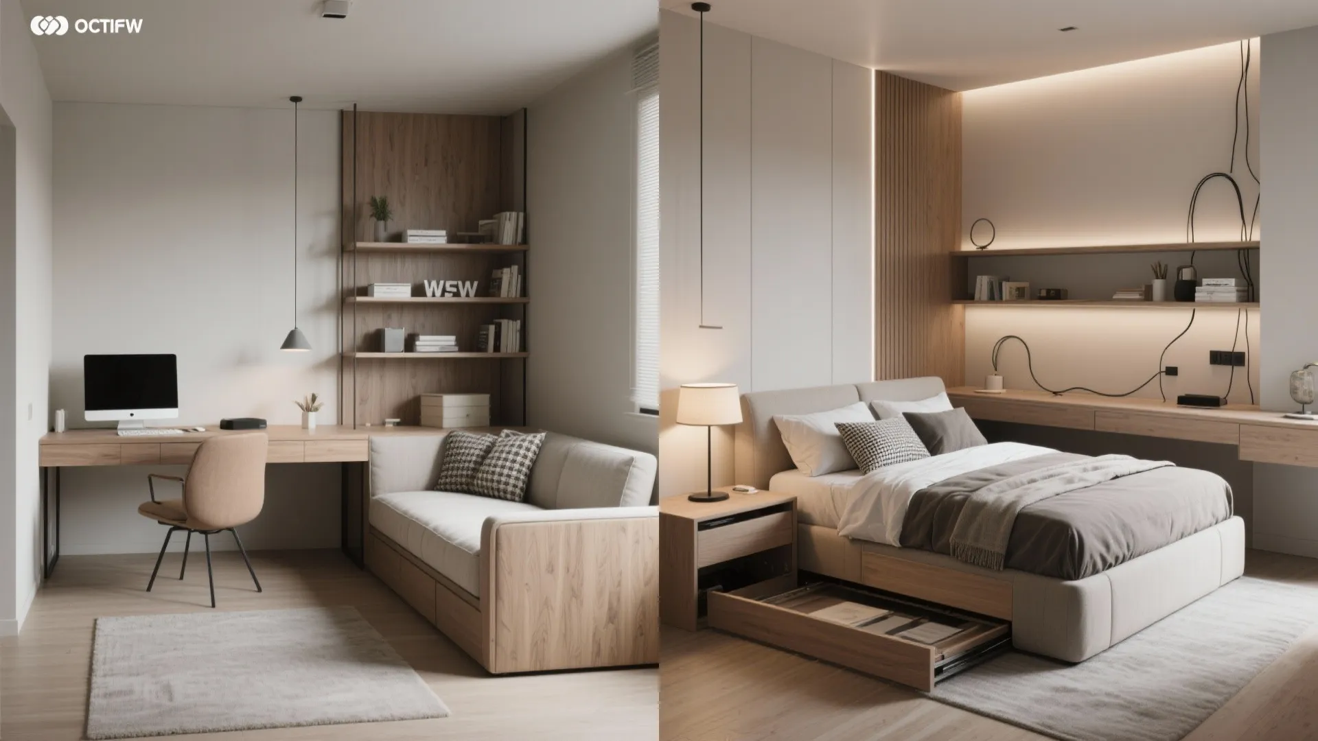 2. Flexible Guest Bedroom / Home Office