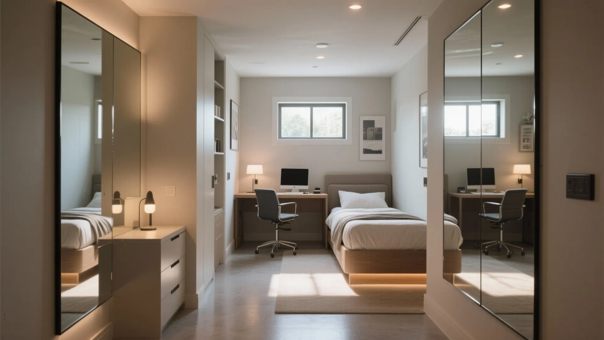 5. Guest suite or home office with daylight hacks