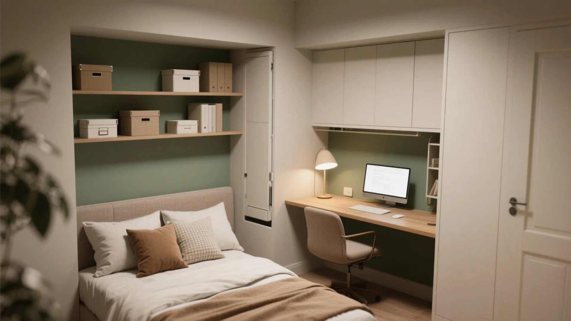 2. Dual-purpose guest room / home office