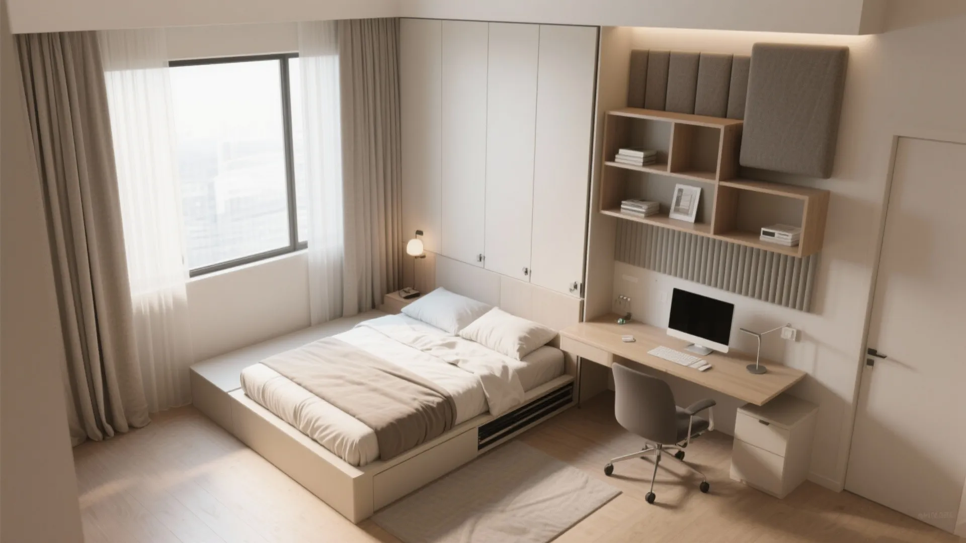 3. Flexible guest/office bedroom