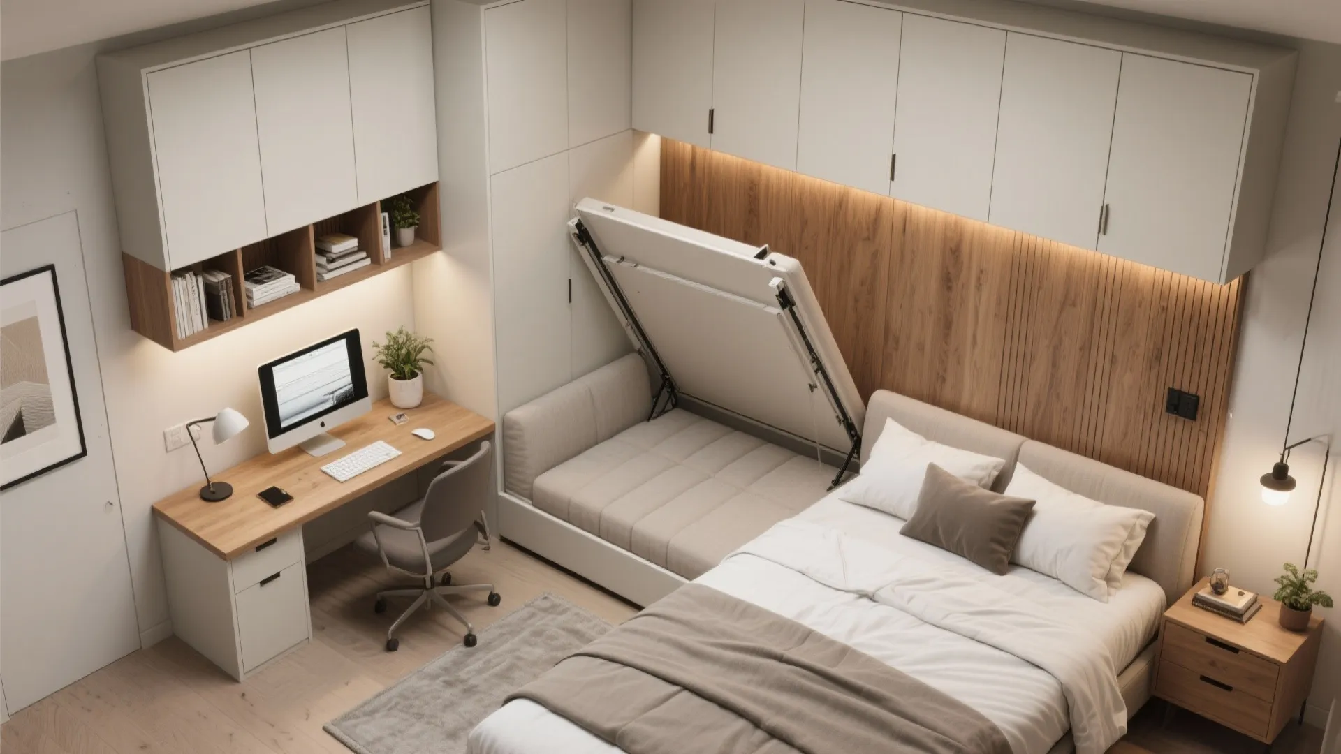 2. Dual-purpose guest bedroom / home office