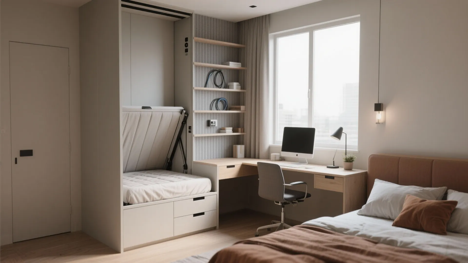 1. Flexible Guest/Work Room