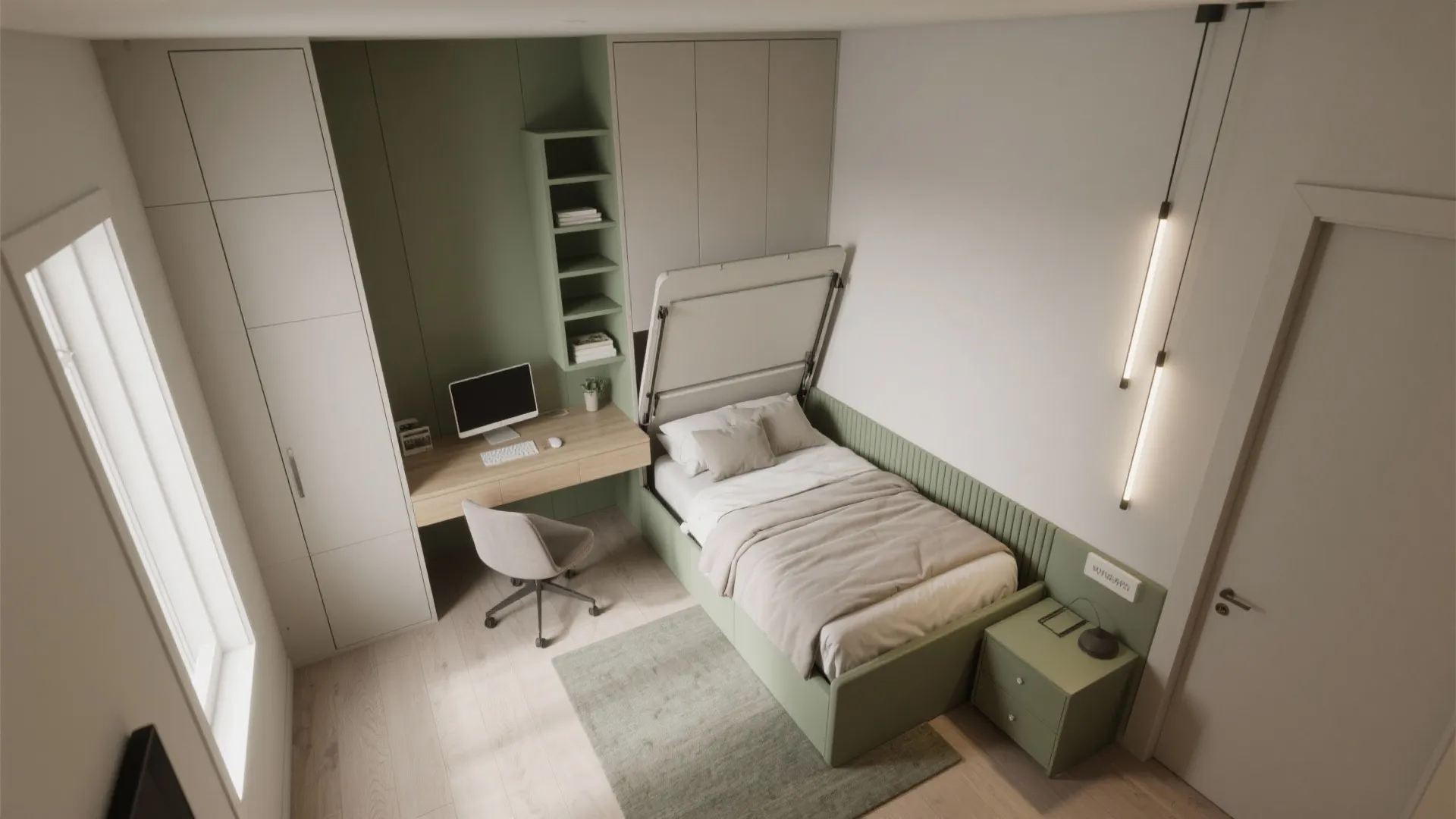 2. Flexible guest bedroom / home office