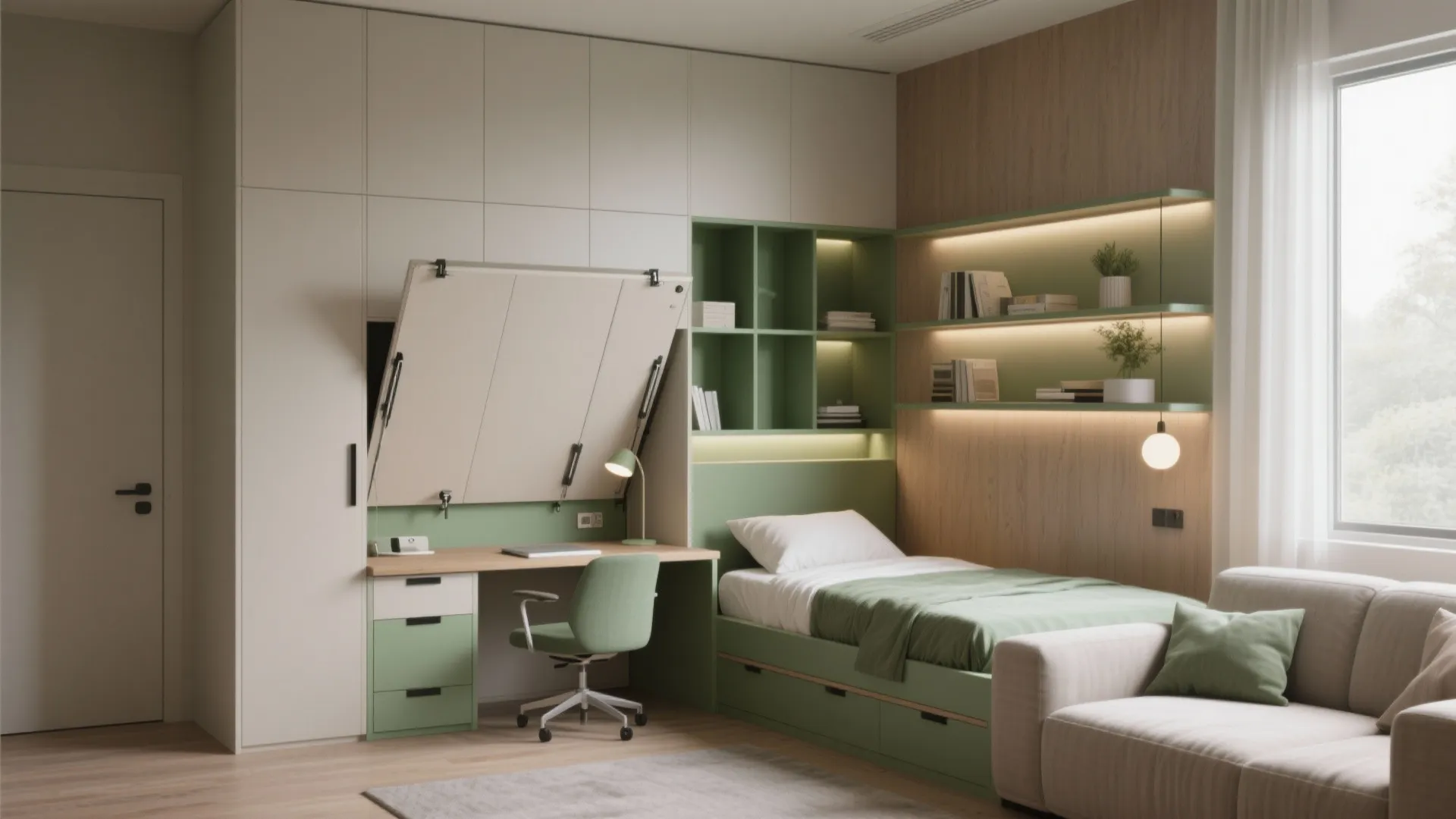 3. Multi-use guest/office bedroom