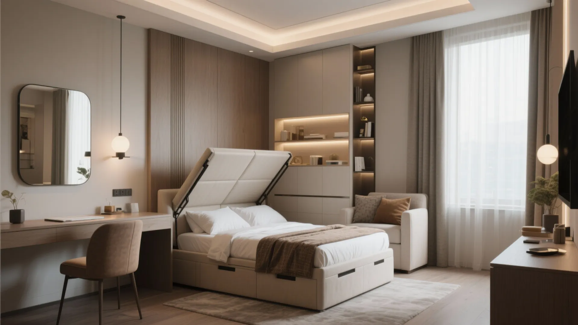 5. Flexible guest-ready bedrooms