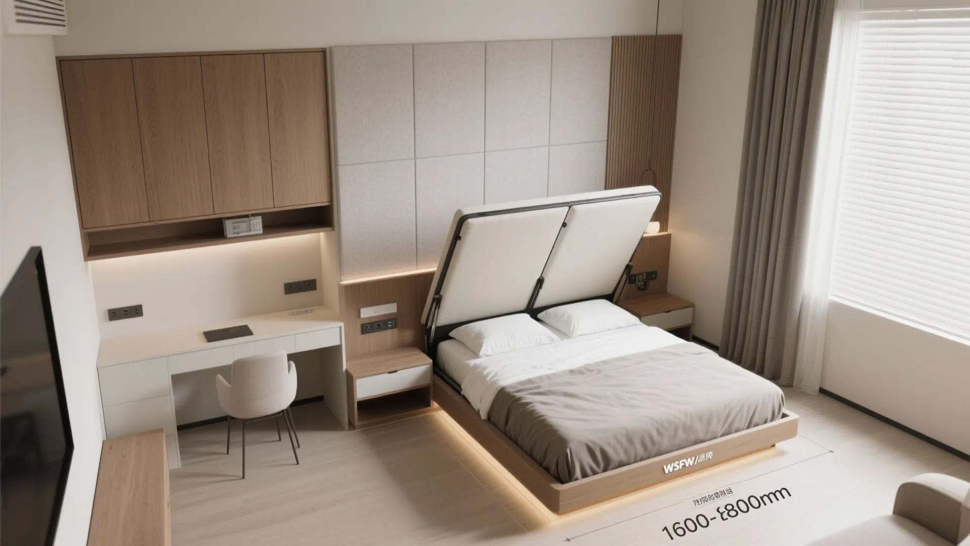 Hybrid Guest Room: Office by Day, Suite by Night