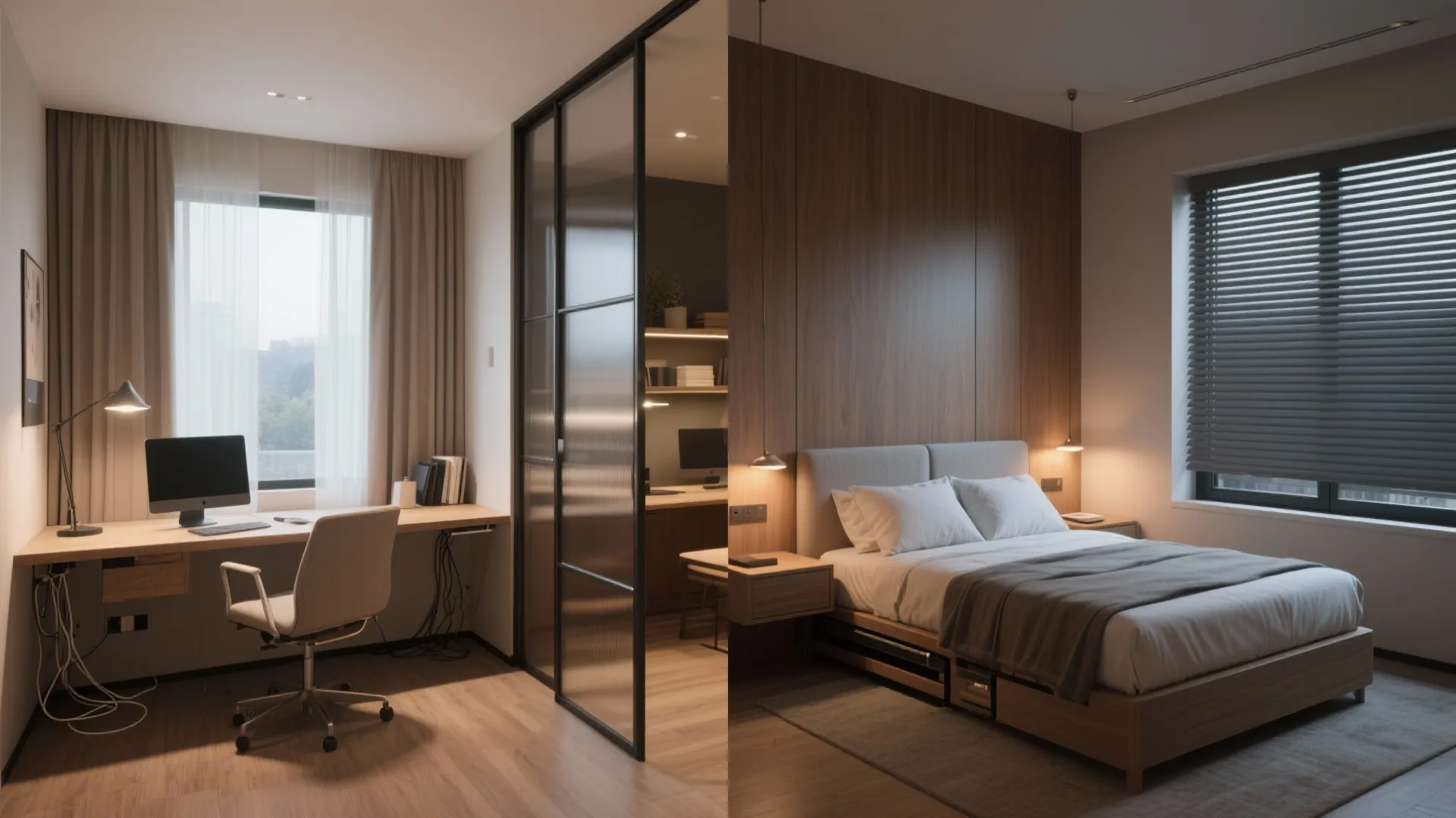 The guest room that doubles as a study