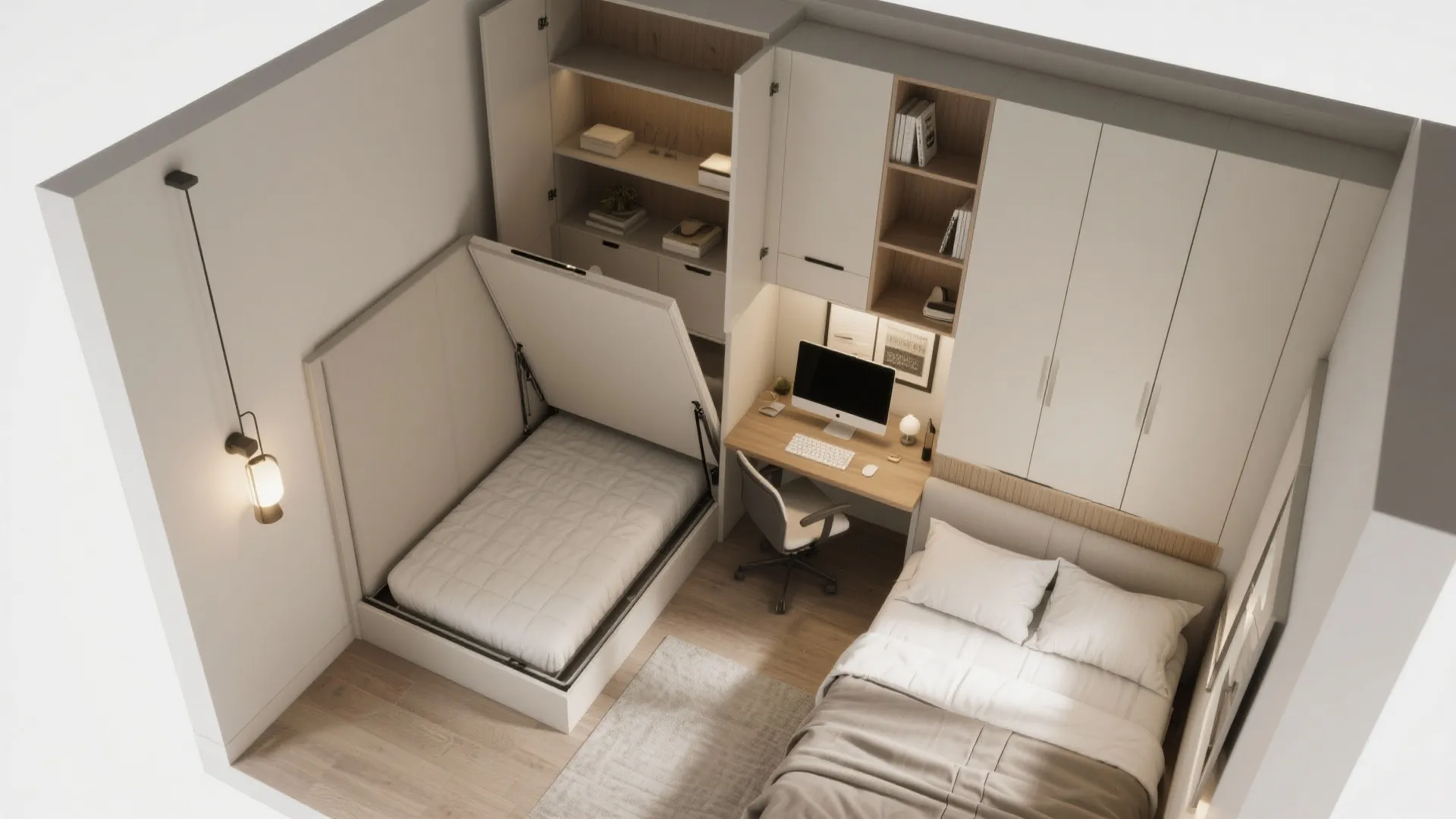 2. Flexible Guest/Workspace in Second Bedroom