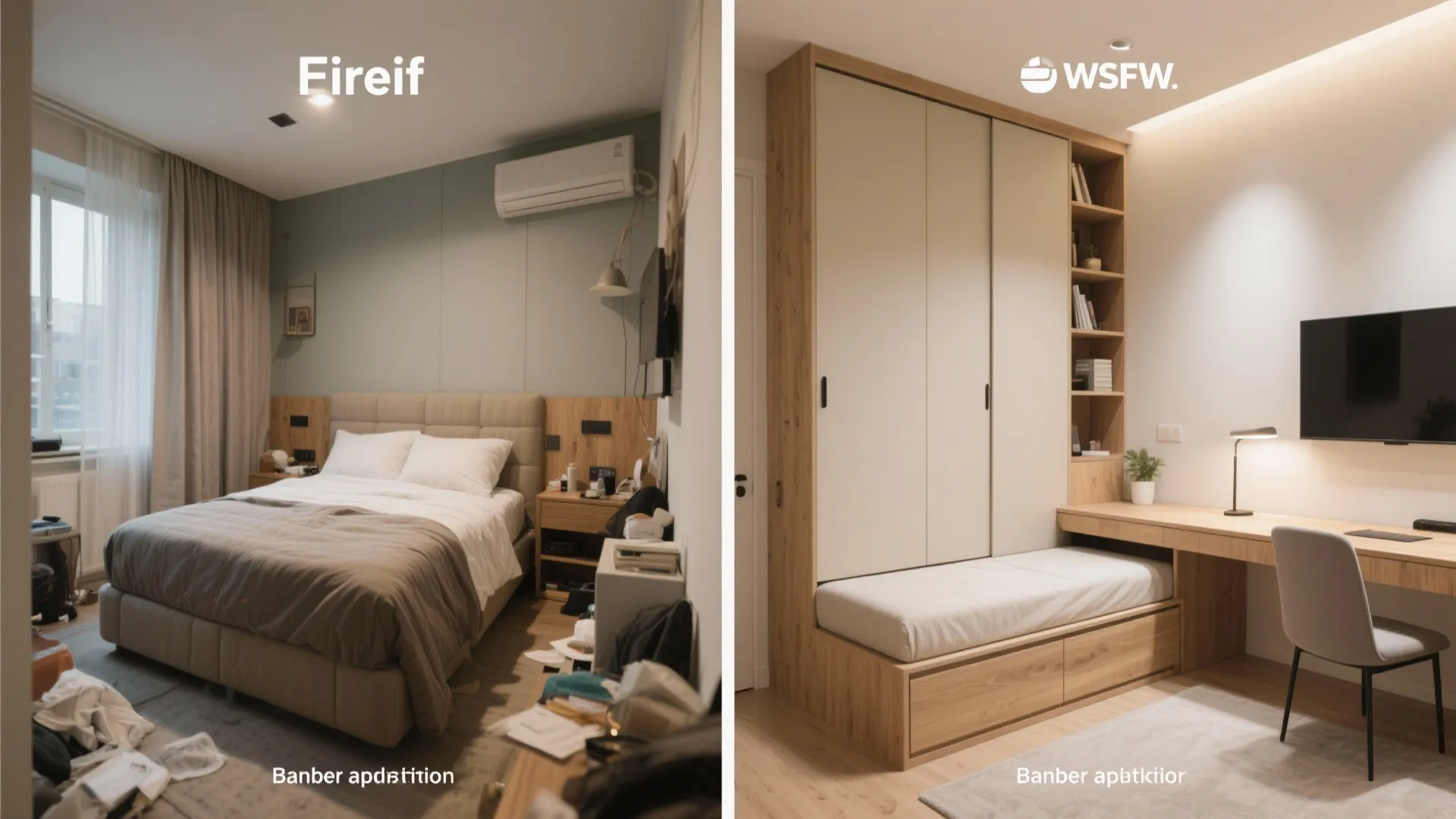 Guest Room That Doubles as a WFH Studio