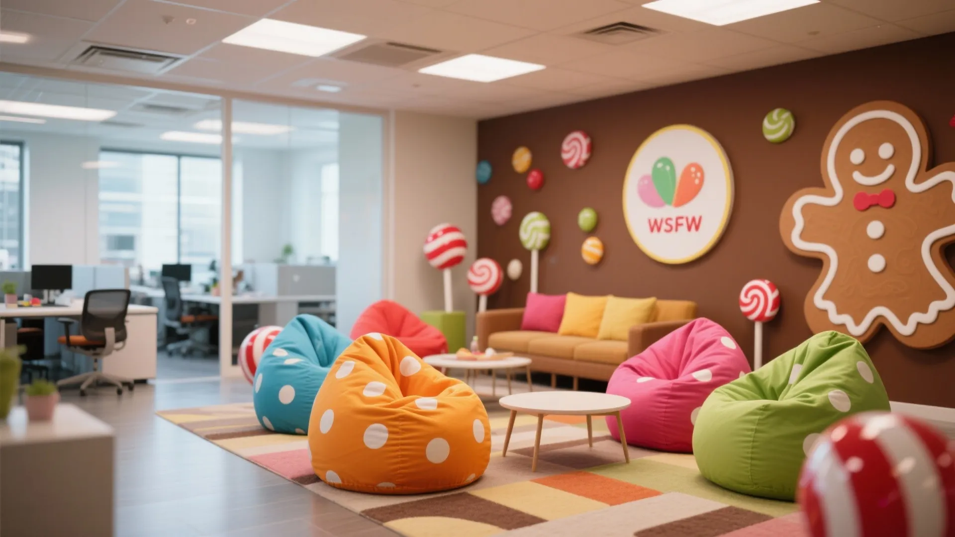 6. Giant Gumdrop Bean Bags