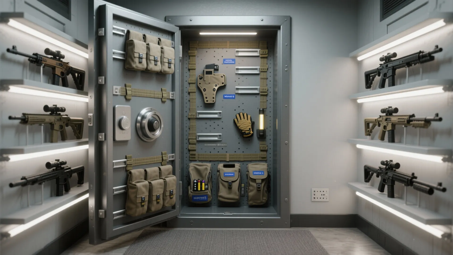 Gun Safe Door Organizer DIY: Maximize Your Safe Storage: 1 Minute to a Clutter-Free Gun Safe with These Easy Organizer Hacks