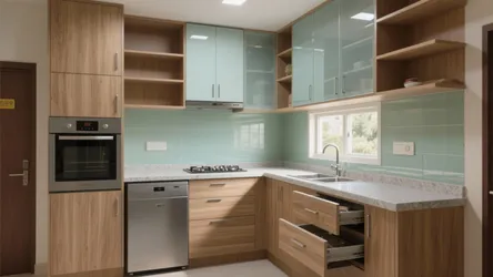 3 BHK Apartment Gurgaon: 5 Kitchen Design Ideas