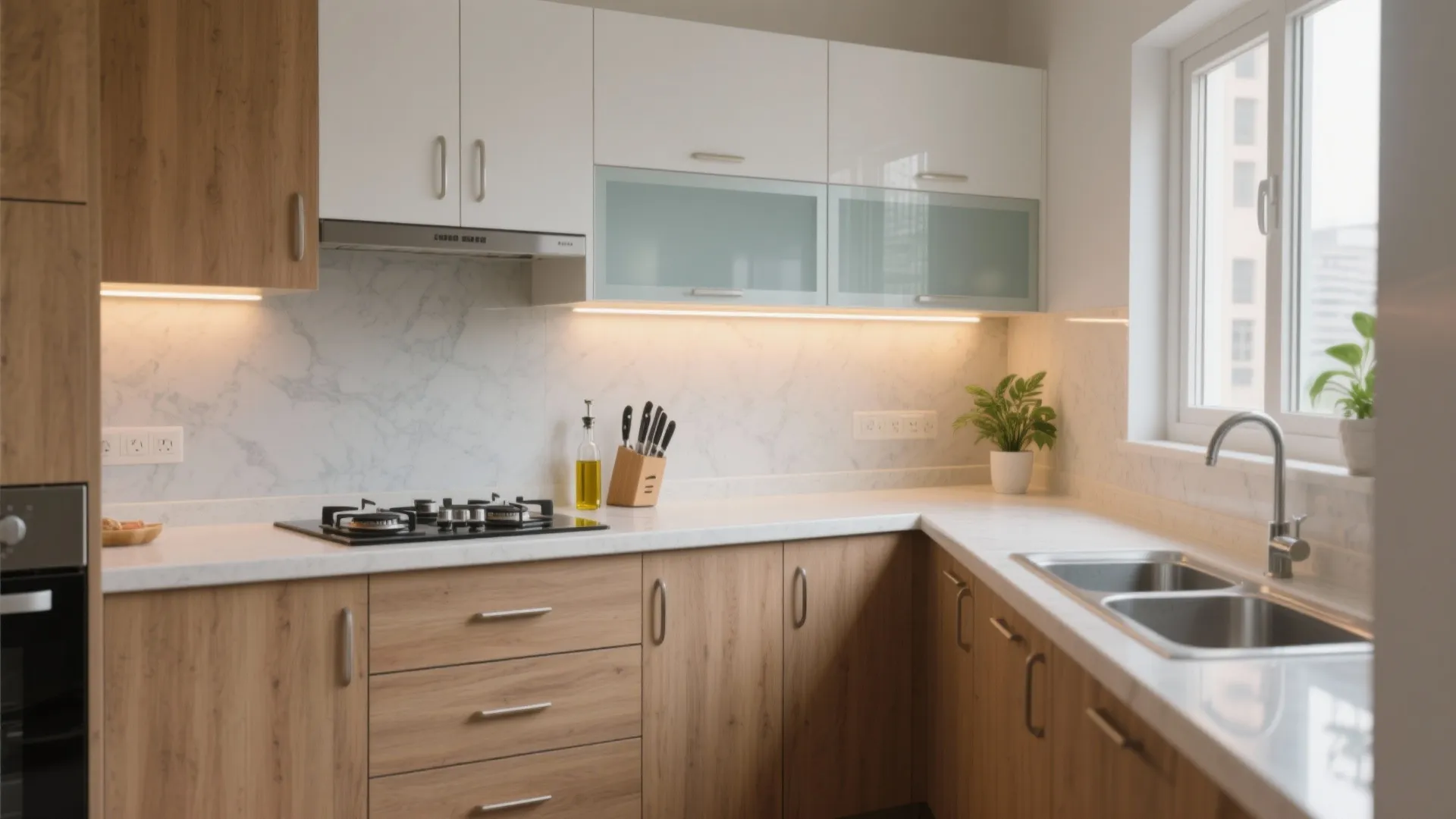 3 BHK Flat in Gurgaon: 5 Smart Kitchen Design Ideas: A senior interior designer’s real-world guide to small-kitchen brilliance for your 3 BHK flat in Gurgaon