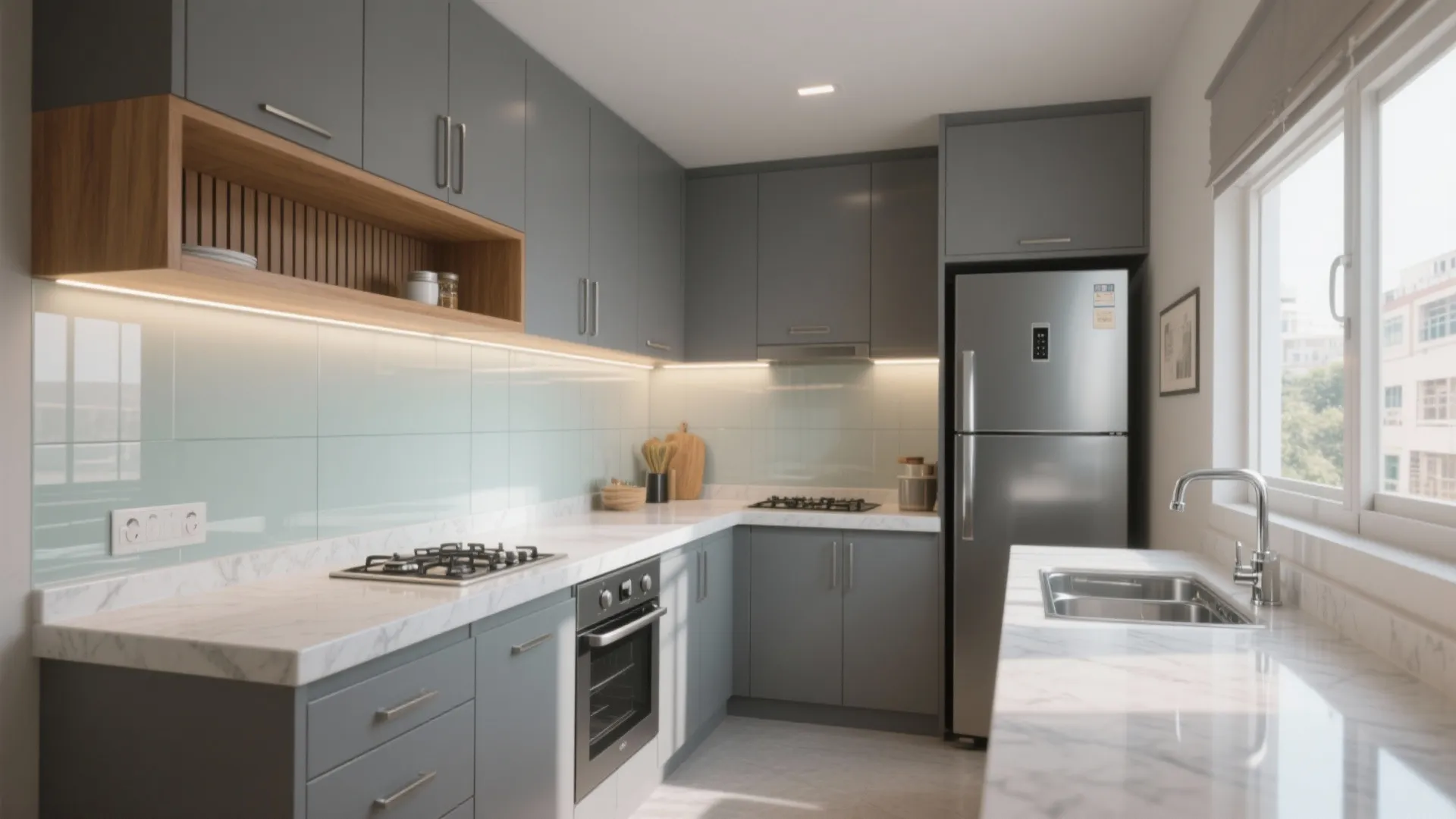 3 BHK Flats in Gurgaon: 5 Smart Kitchen Design Ideas: Small-space creativity for modern 3 BHK apartments in Gurgaon with five expert-backed inspirations