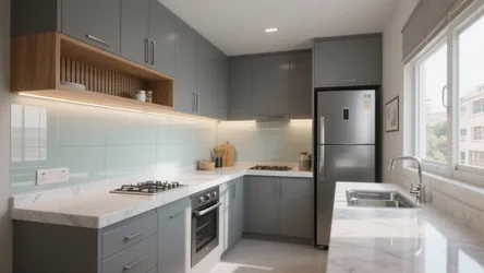 3 BHK Flats in Gurgaon: 5 Smart Kitchen Design Ideas