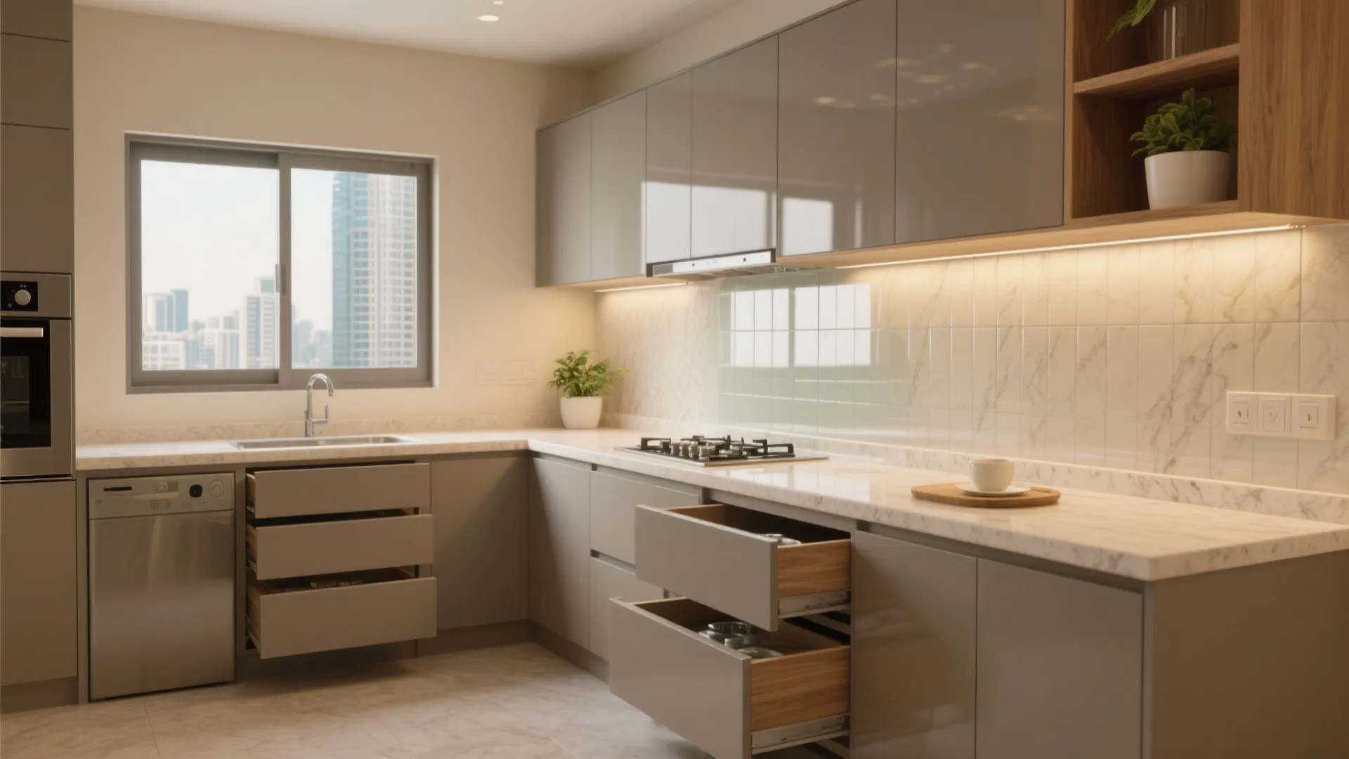 5 BHK Apartment in Gurgaon: 5 Smart Kitchen Design Ideas: A senior interior designer’s hands-on guide to small-space genius inside a big 5 BHK home—optimized for real life and SEO