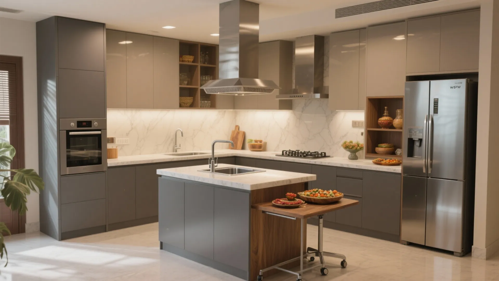 1) A smarter modular kitchen for real Gurgaon cooking