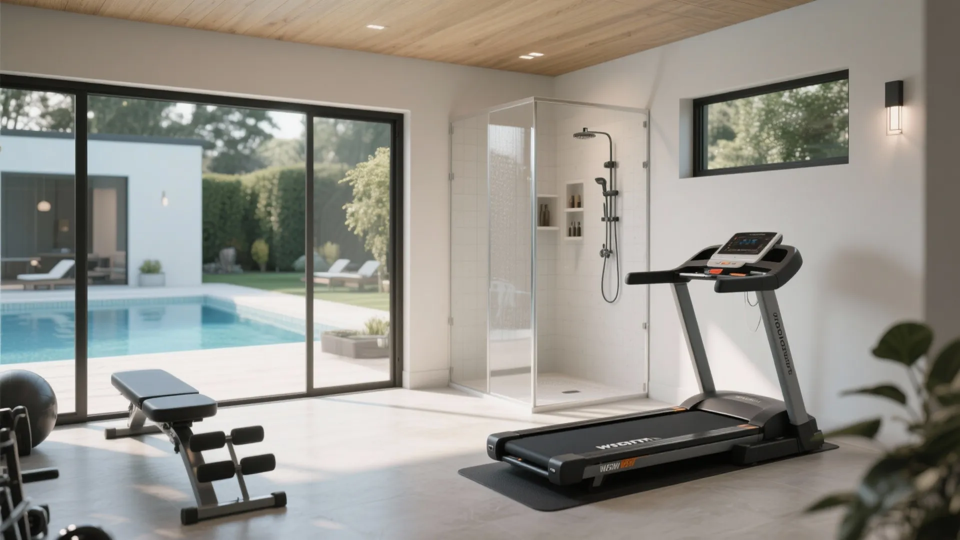 5. The Gym & Shower Space