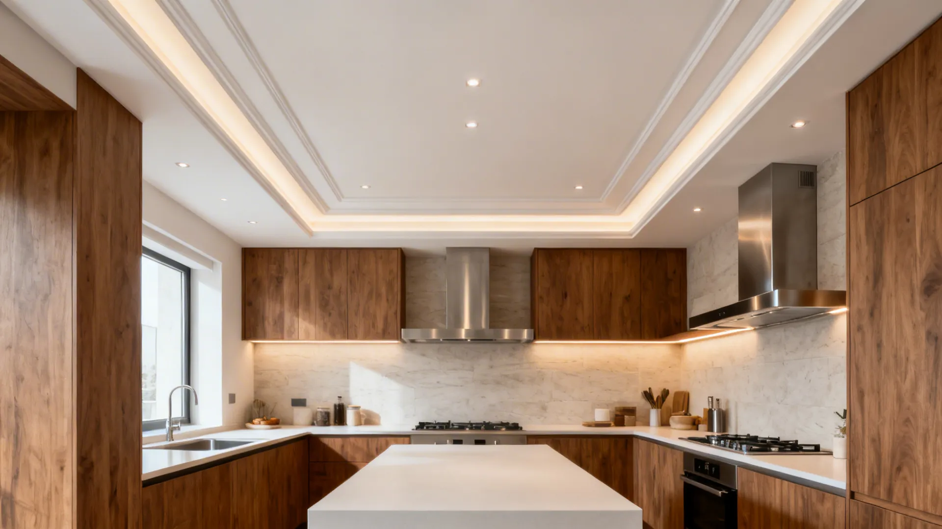 5 Gypsum Board Ceiling Design Ideas for Kitchens