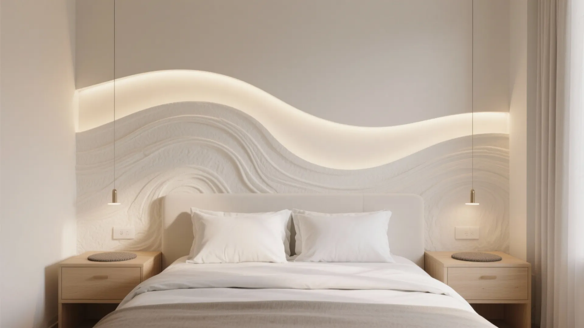 3D Gypsum Reliefs in a Calm Palette