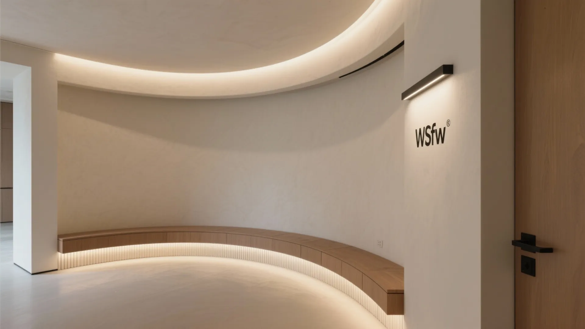 Gypsum sweep to soften the inner corner