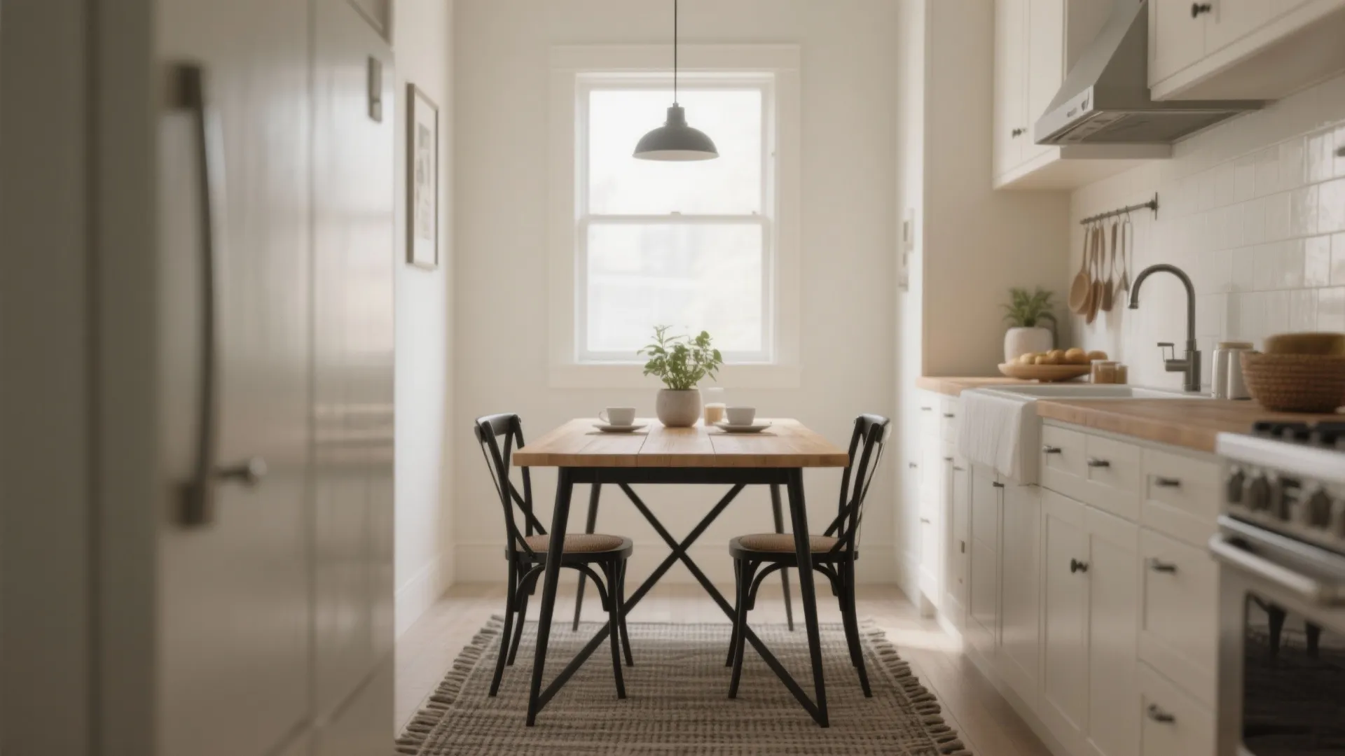 2. Hairpin Legs for a Light, Modern Farmhouse