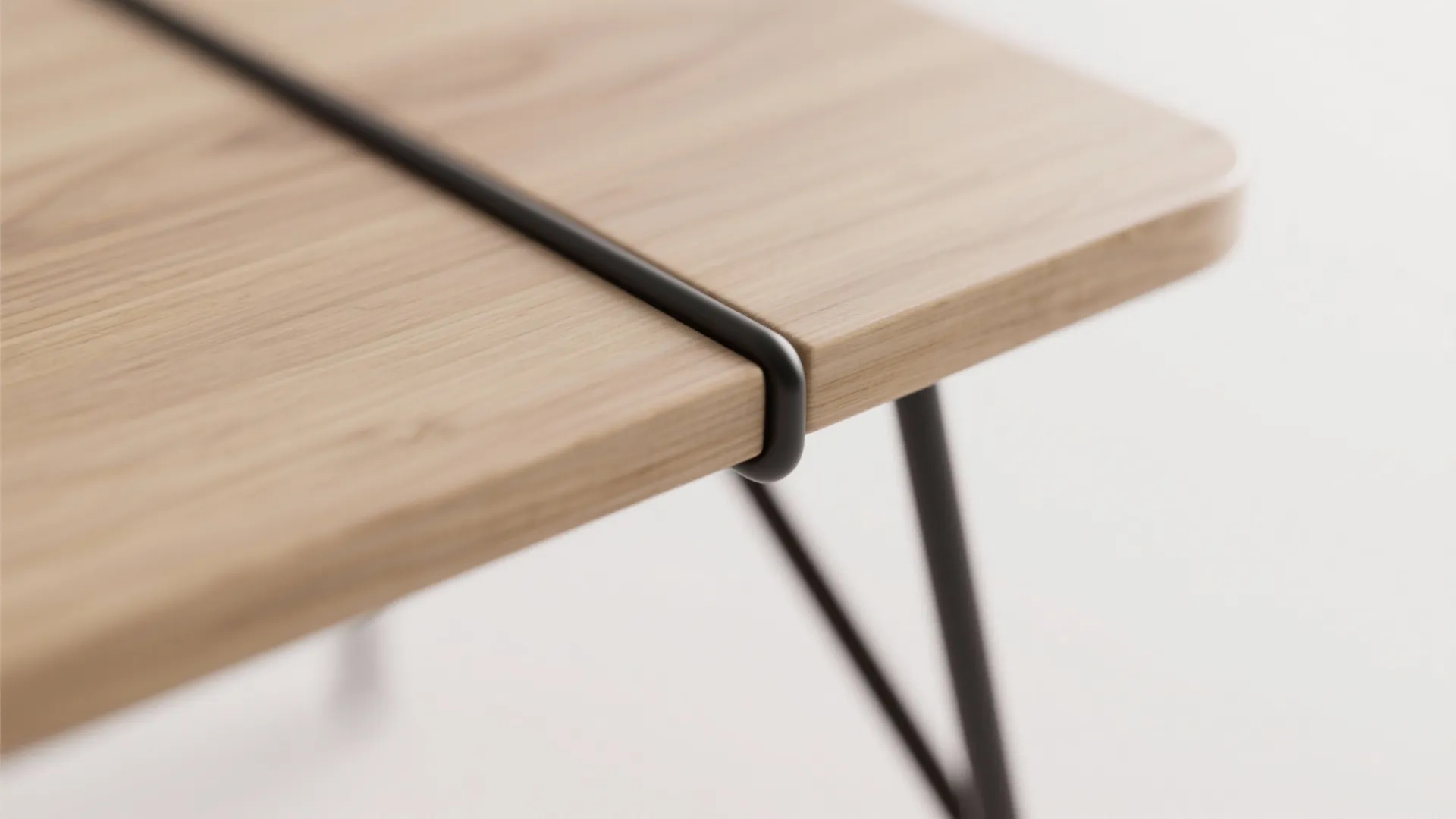 2. Hairpin-Leg Minimalist Table